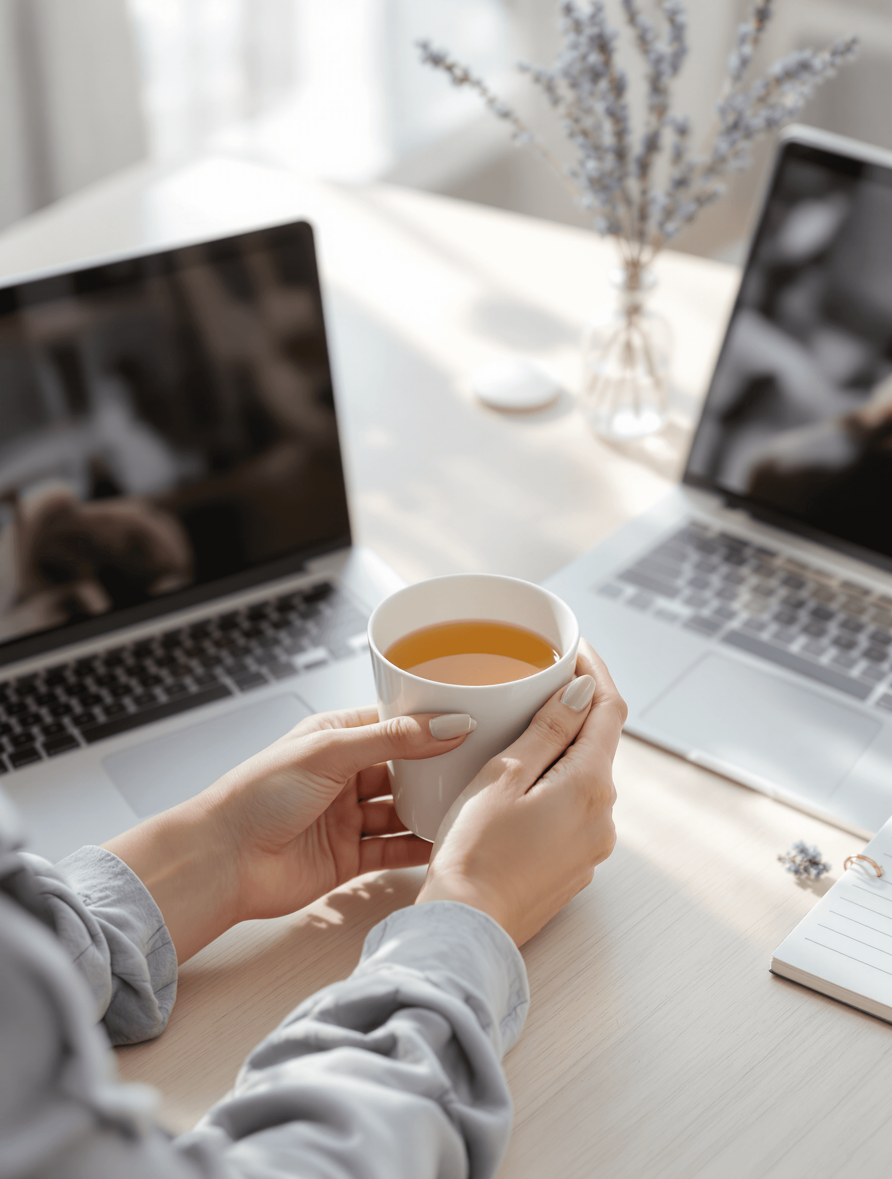 Representação visual da ansiedade e superação