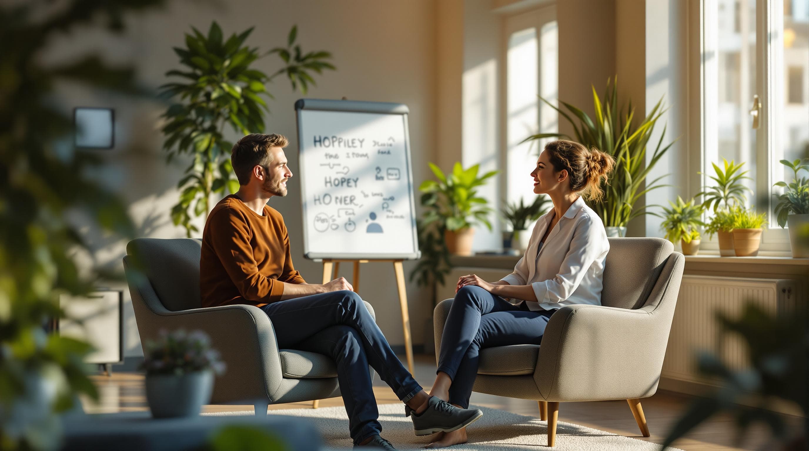 Representação do tratamento cognitivo-comportamental para depressão