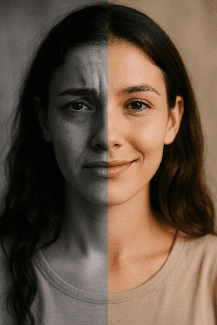 Imagem representativa sobre superação da violência contra a mulher