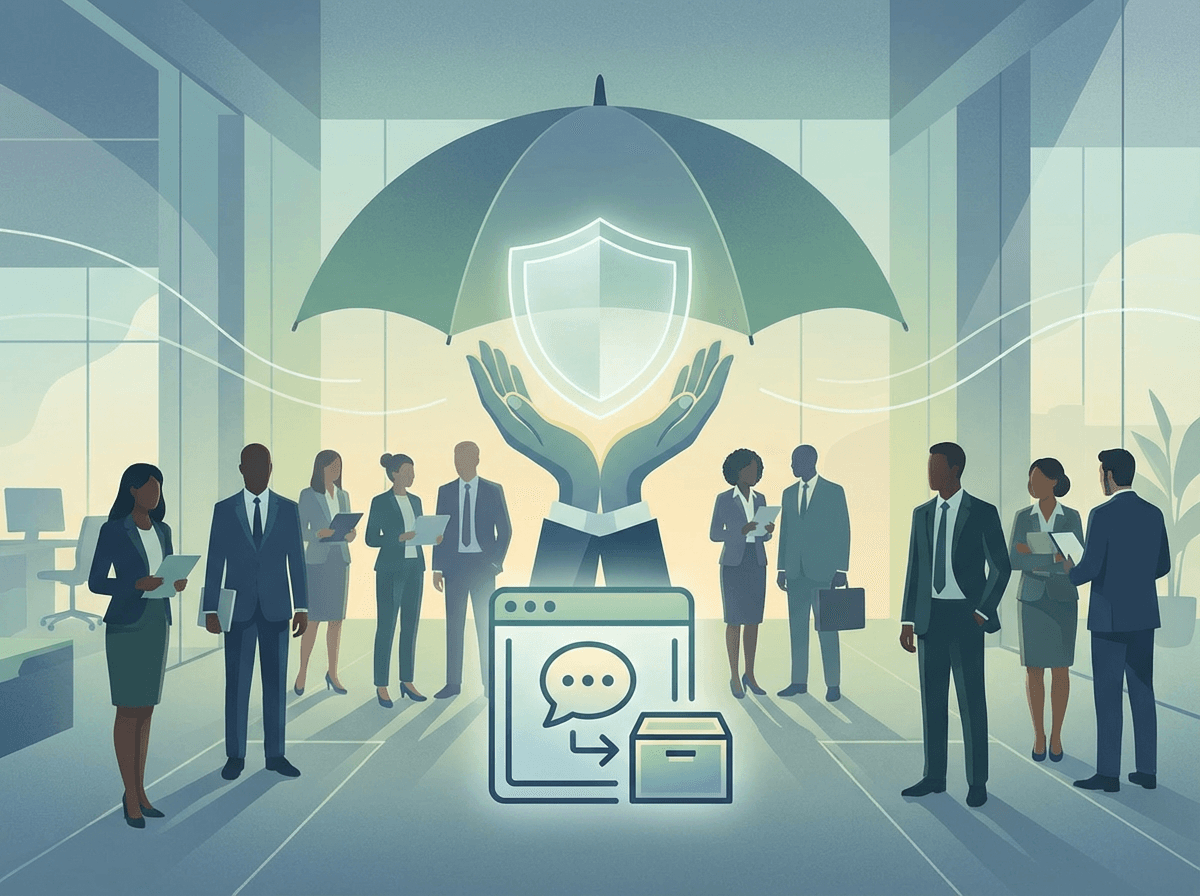 Ambiente corporativo seguro e proteção