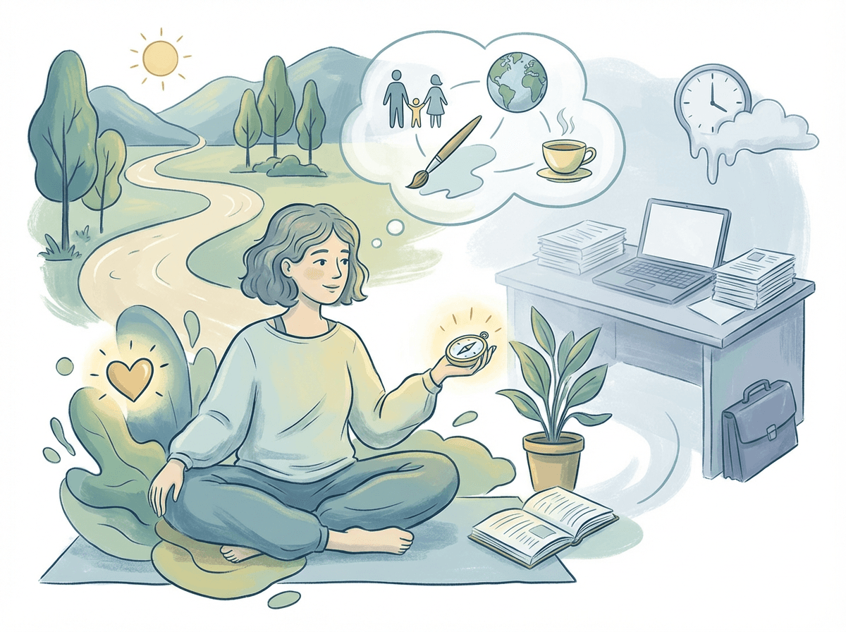 Redescoberta de propósito e valores