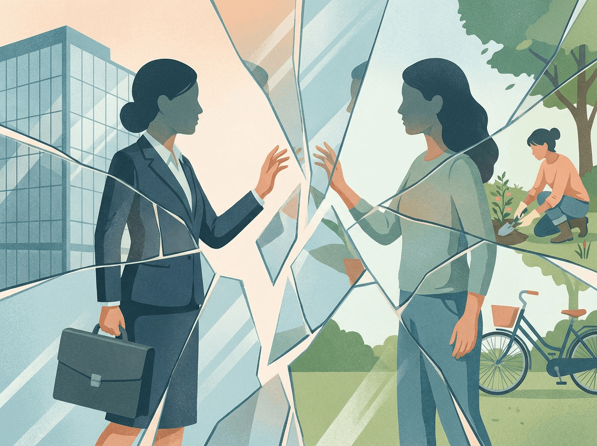 Transição entre identidade corporativa e pessoal