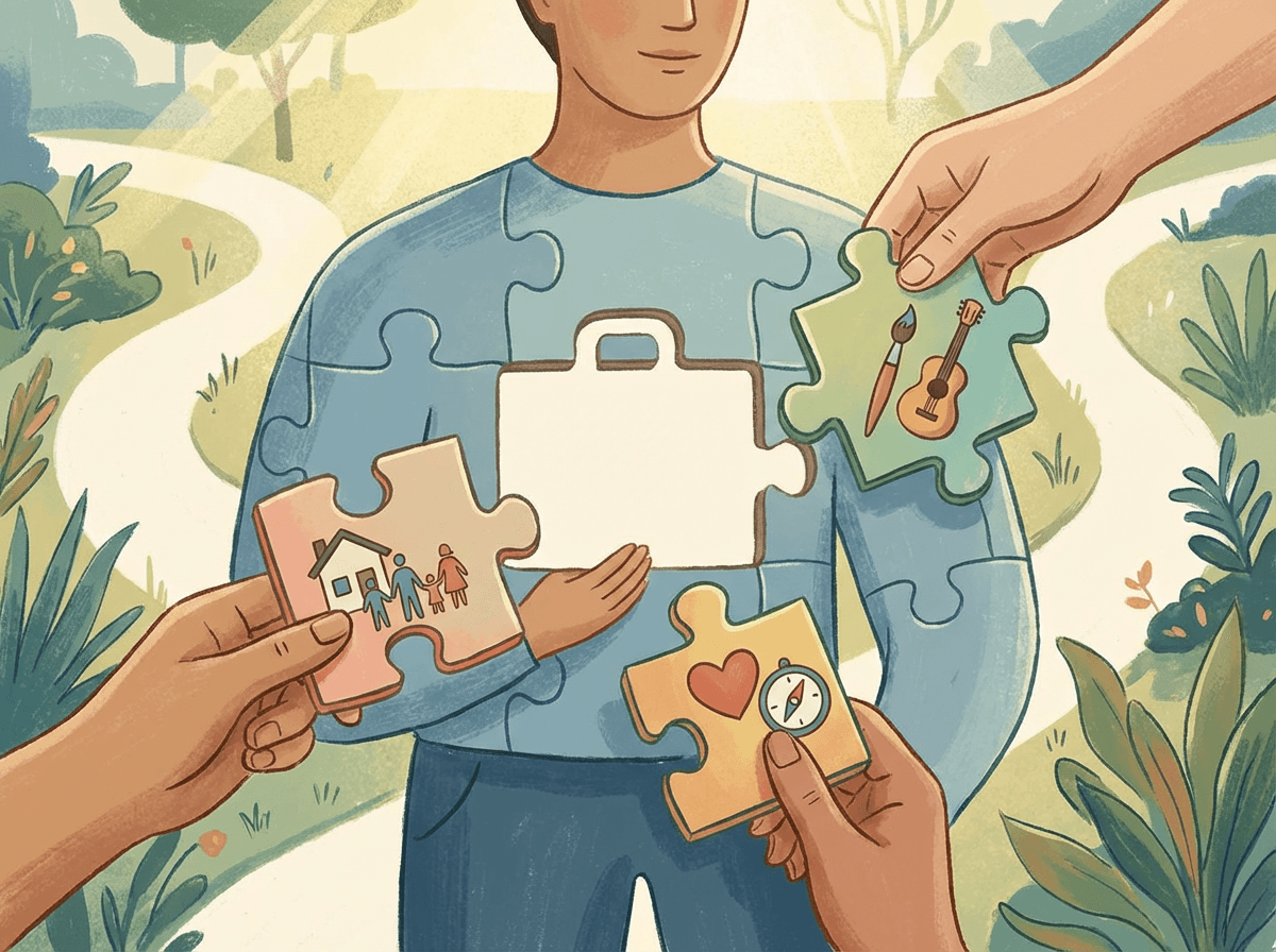 Reconstrução de identidade além do trabalho