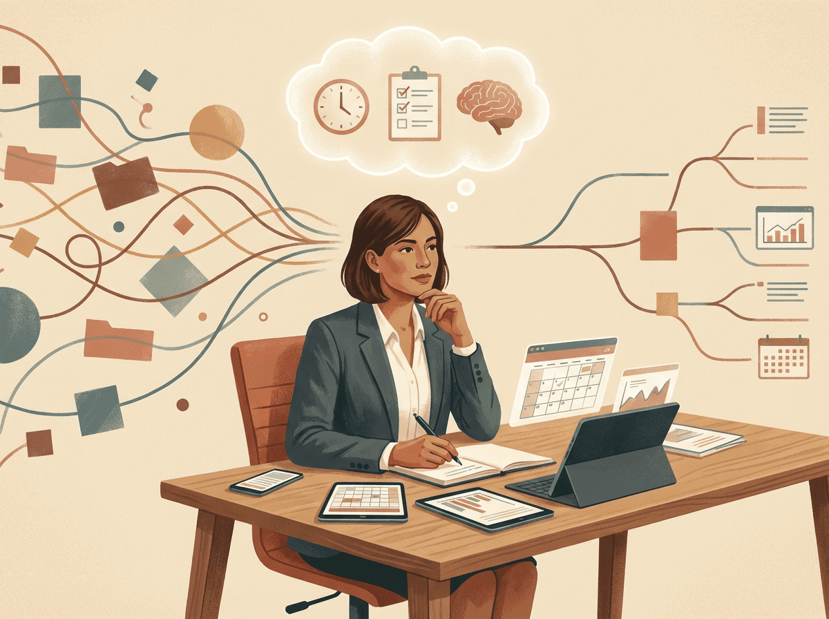 Estratégias de organização e foco