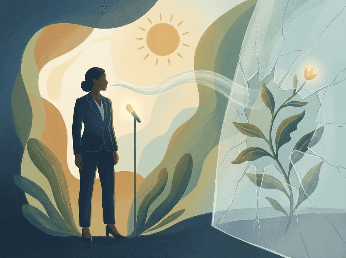 Encontrando força para falar