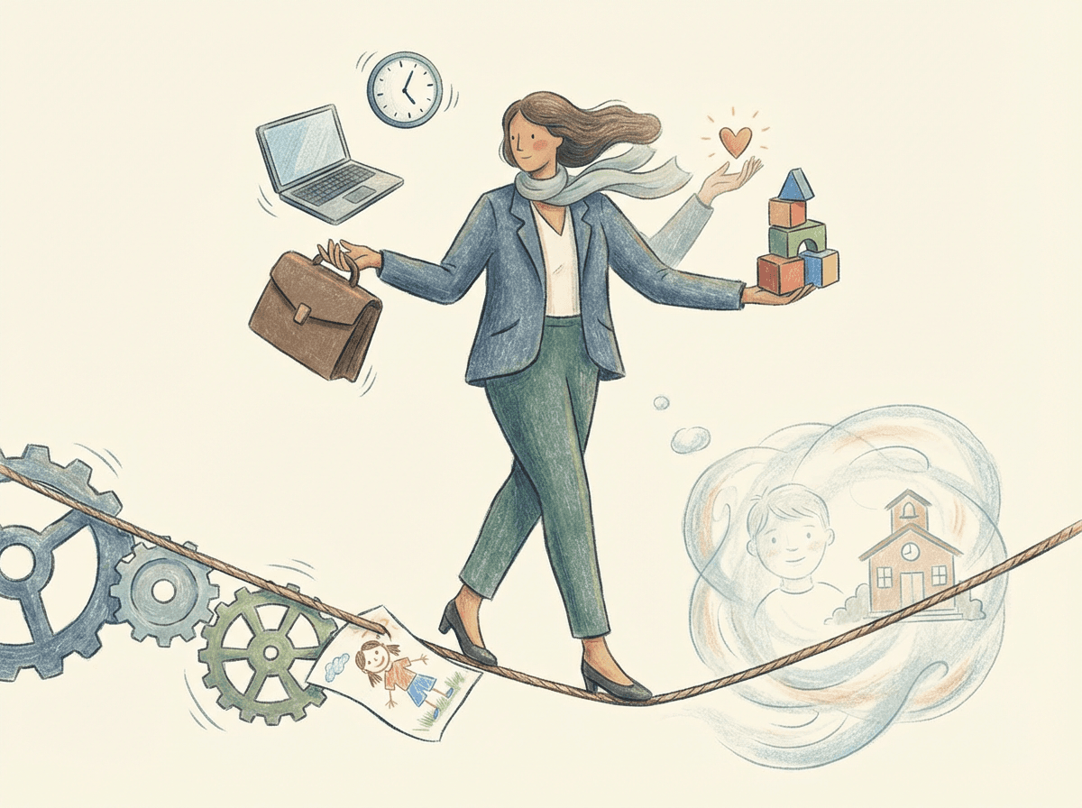 Equilibrando maternidade e carreira