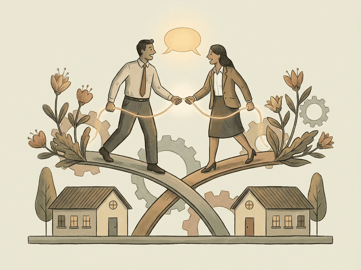 Parceria equilibrada no casamento