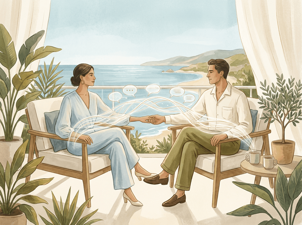 Diálogo construtivo entre casal