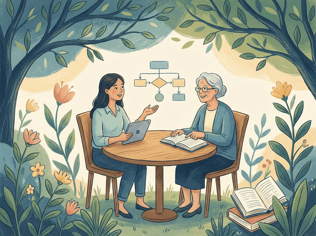 Troca de conhecimento entre gerações