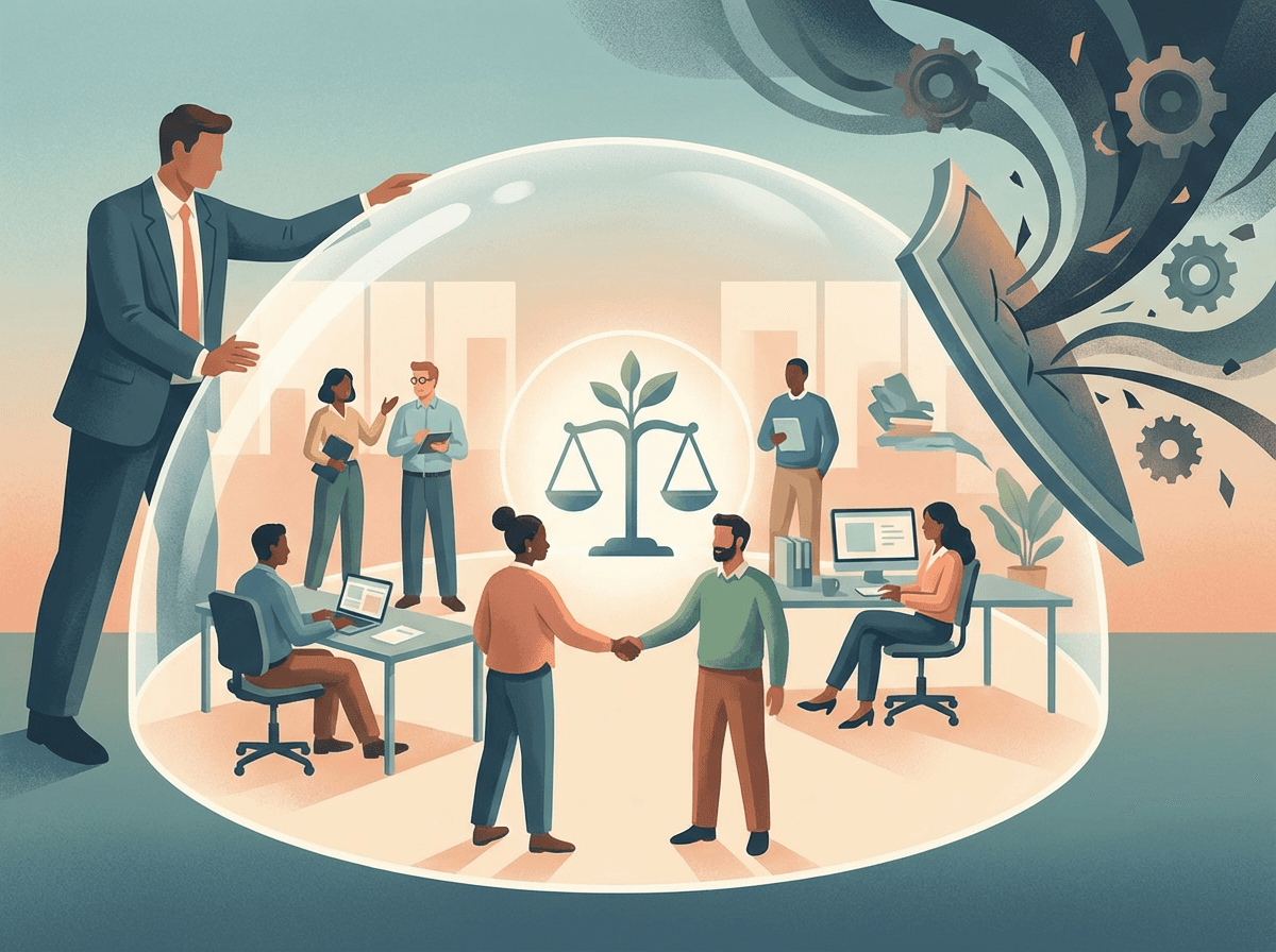 Ambiente de trabalho com gestão de riscos psicossociais