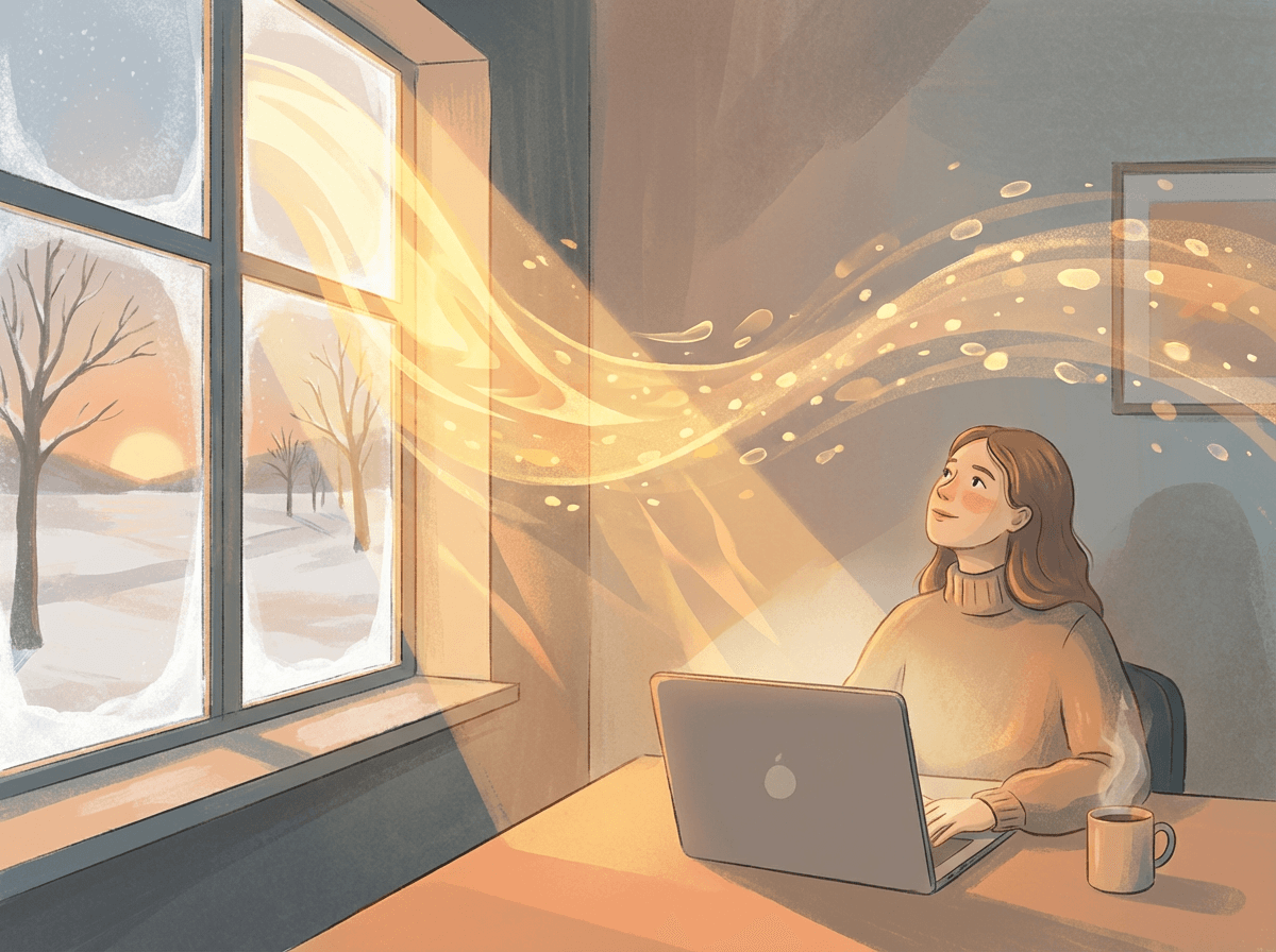 Luz solar e energia no ambiente de trabalho