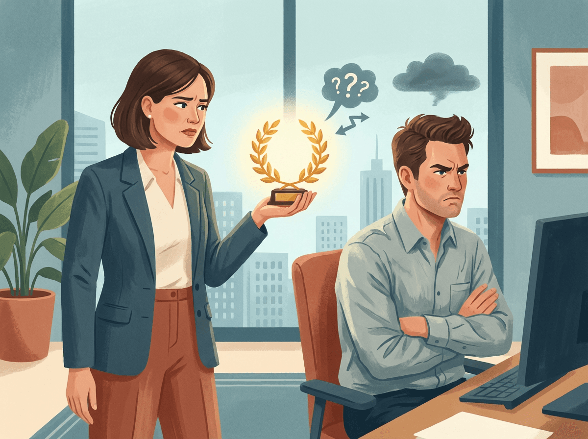 Tensão no relacionamento por sucesso profissional