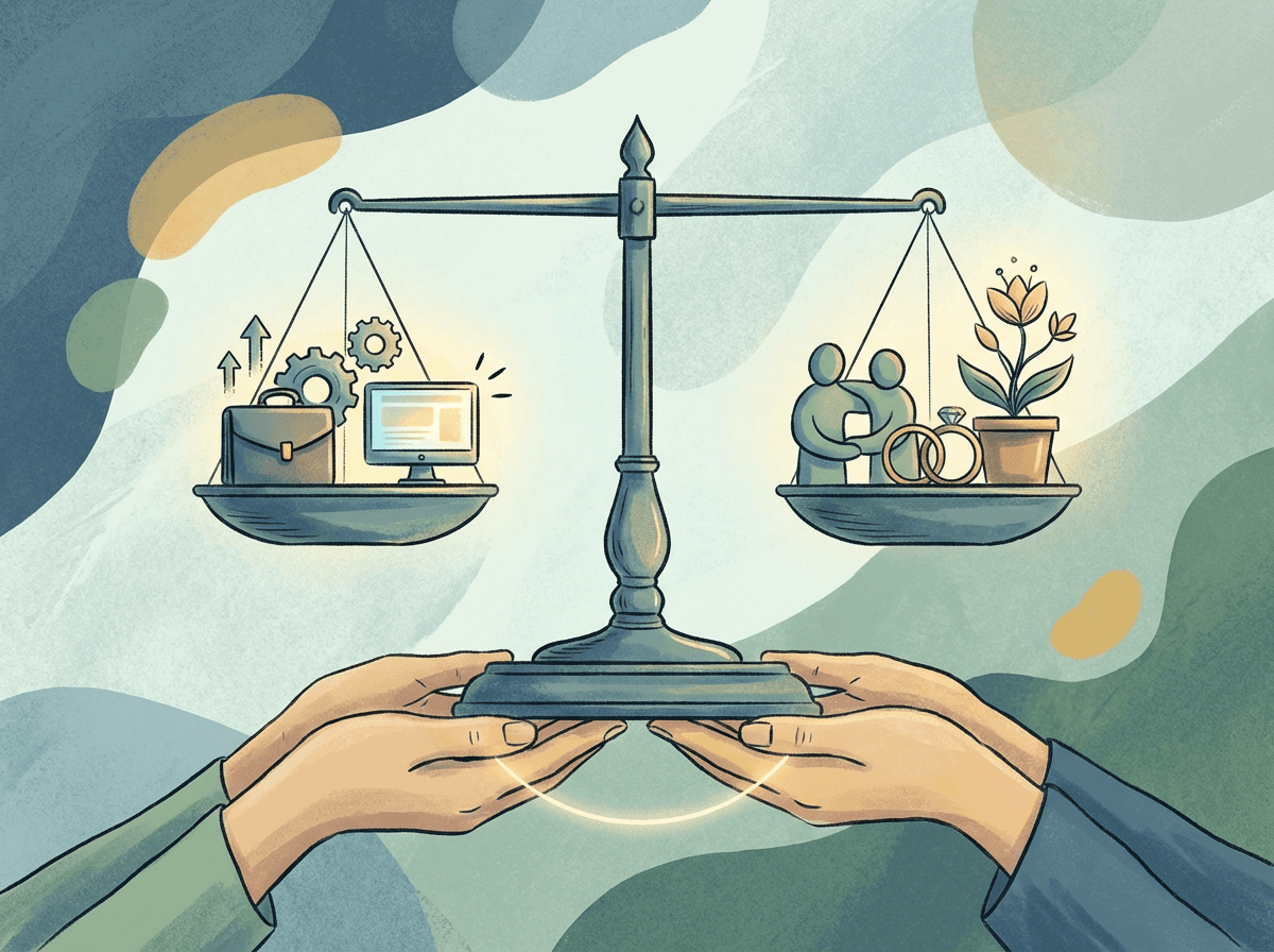 Equilibrando carreira e relacionamento