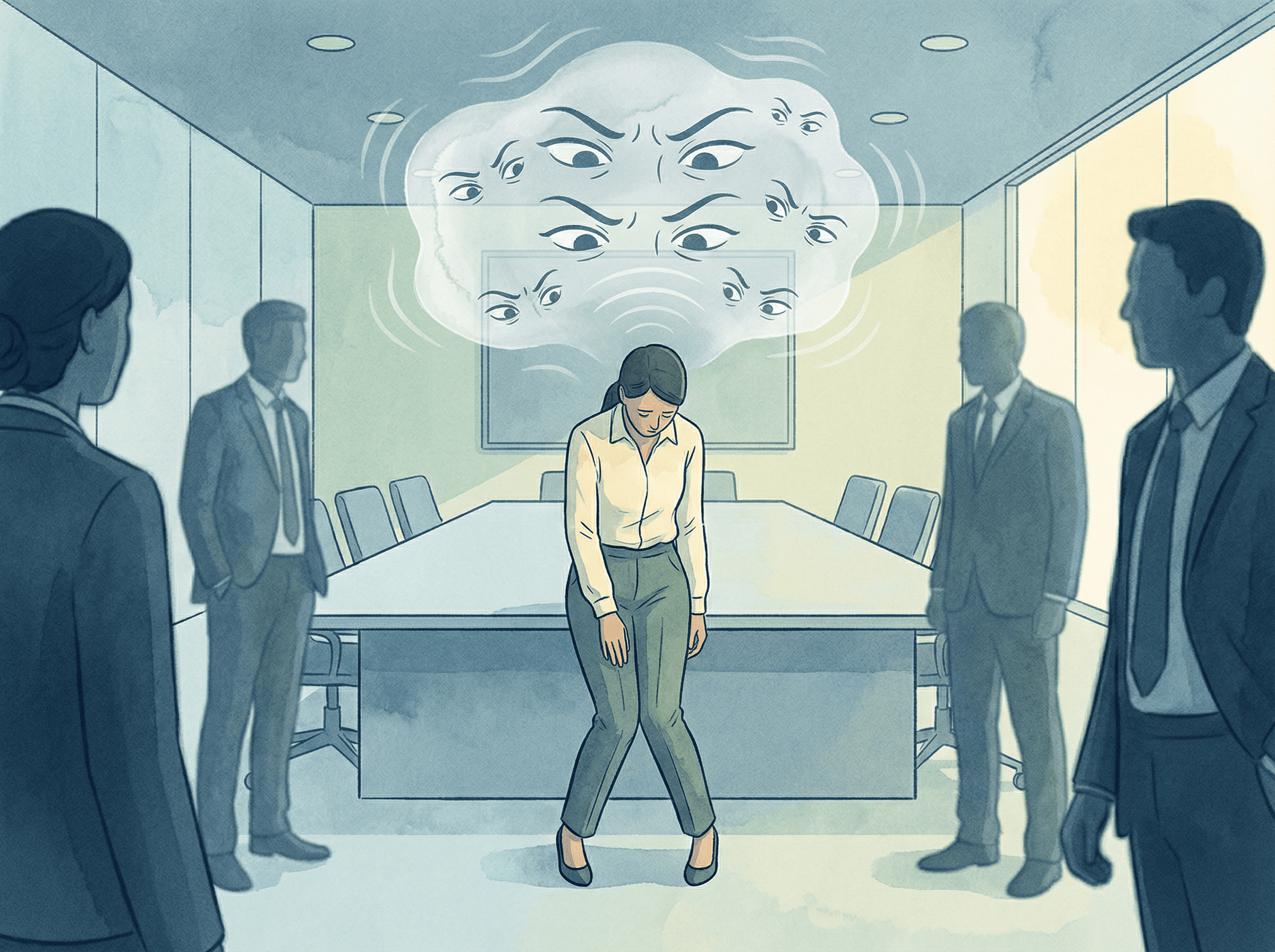 O medo de julgamento na ansiedade social distorce a percepção das reações alheias