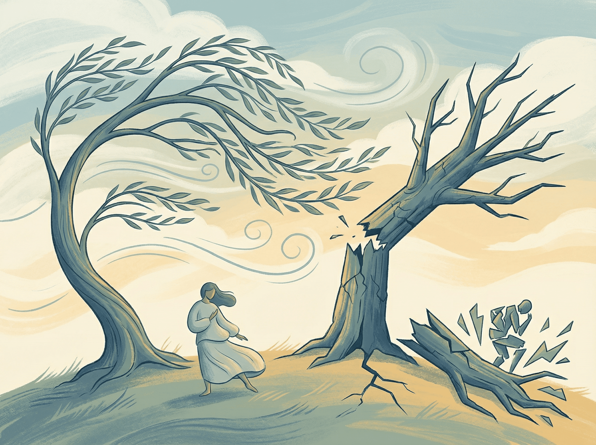 Flexibilidade emocional permite adaptar-se às mudanças sem quebrar