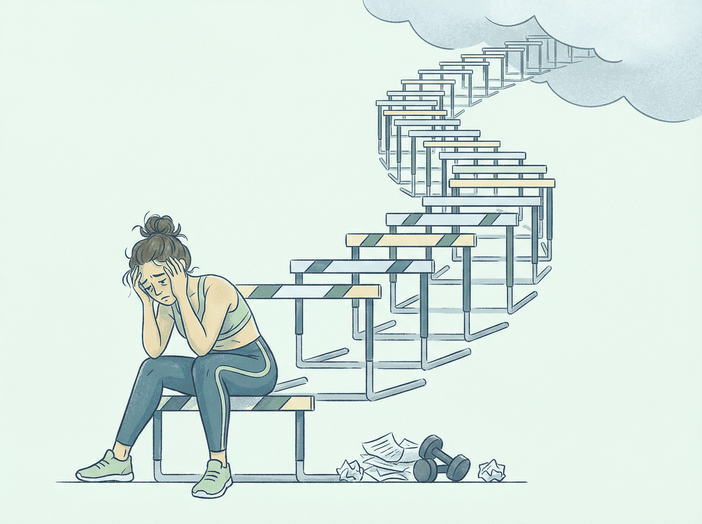 O perfeccionismo cria um ciclo de padrões inalcançáveis e exaustão constante