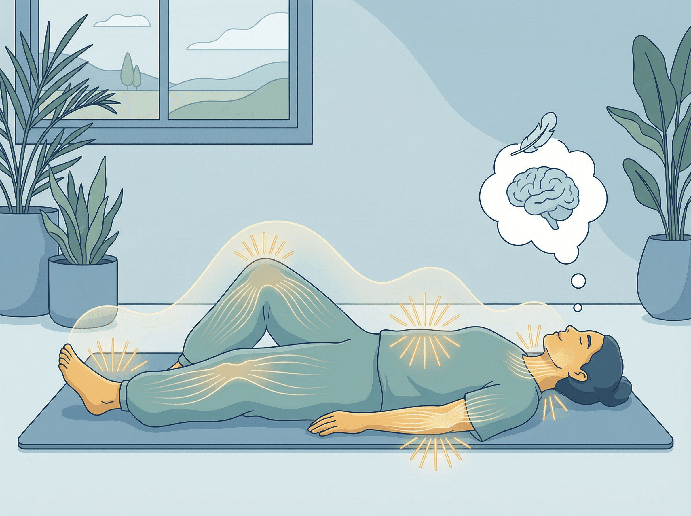 Técnicas de relaxamento ajudam a liberar a tensão acumulada no corpo