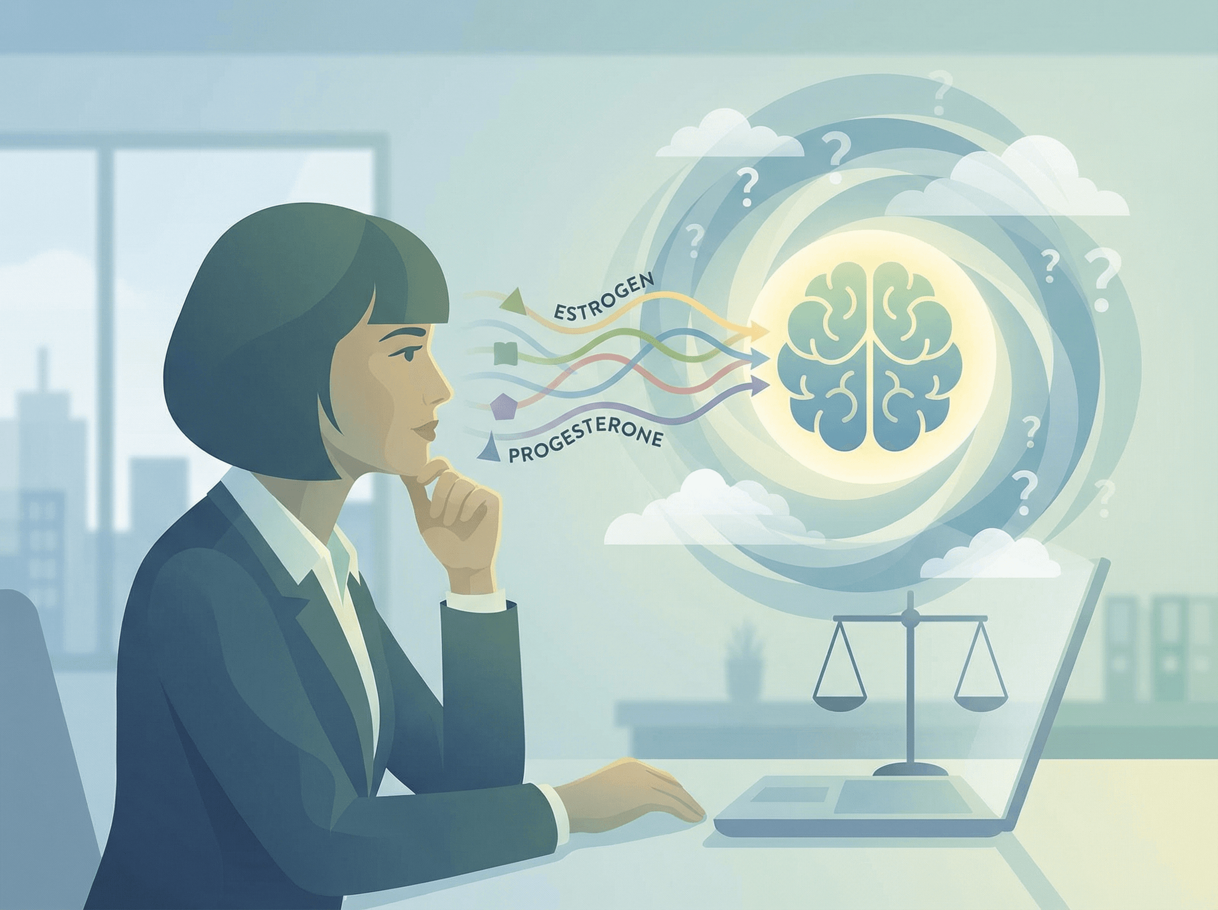 Flutuações hormonais afetam o cérebro e as emoções durante a perimenopausa