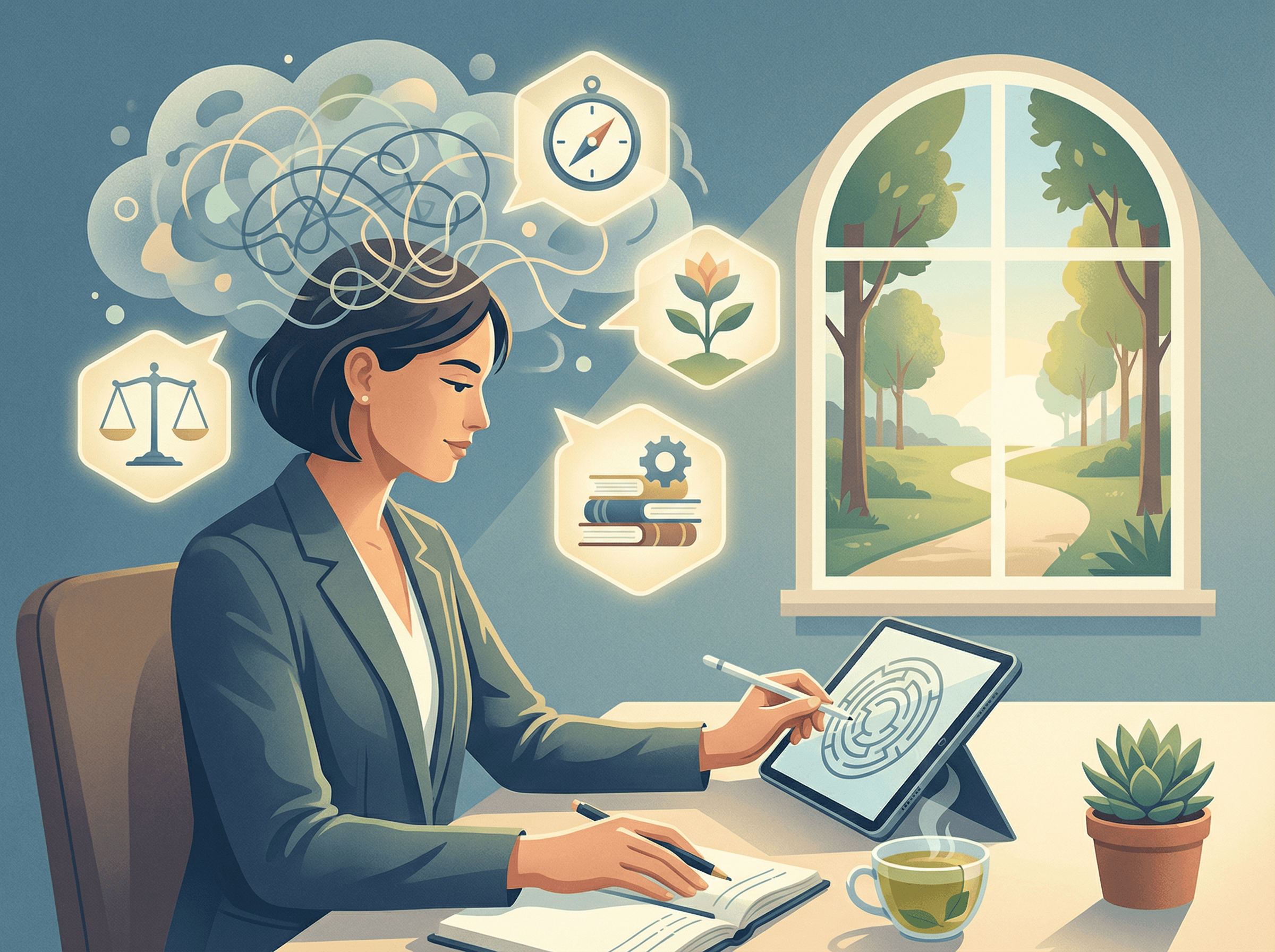 Estratégias cognitivas e exercícios mentais para manter a clareza durante a menopausa