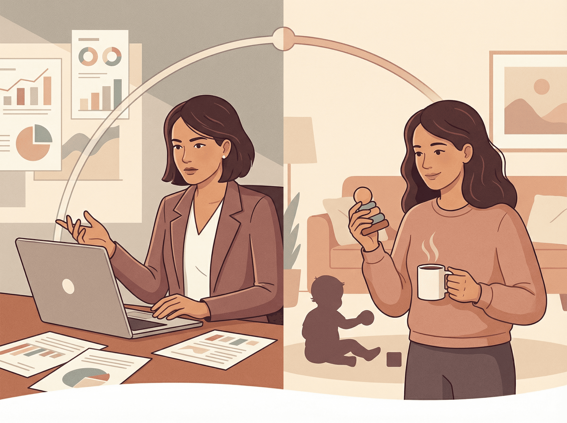 Equilibrando trabalho e responsabilidades parentais sem apoio