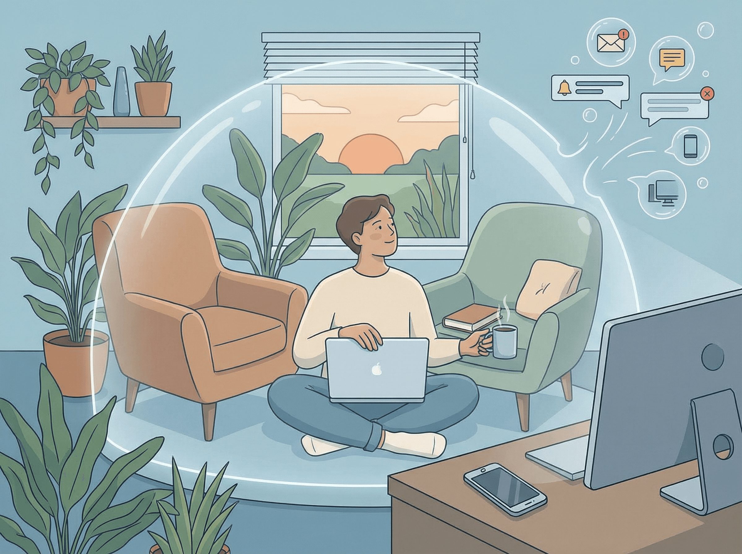 Estabelecendo limites digitais saudáveis e aprendendo a desconectar