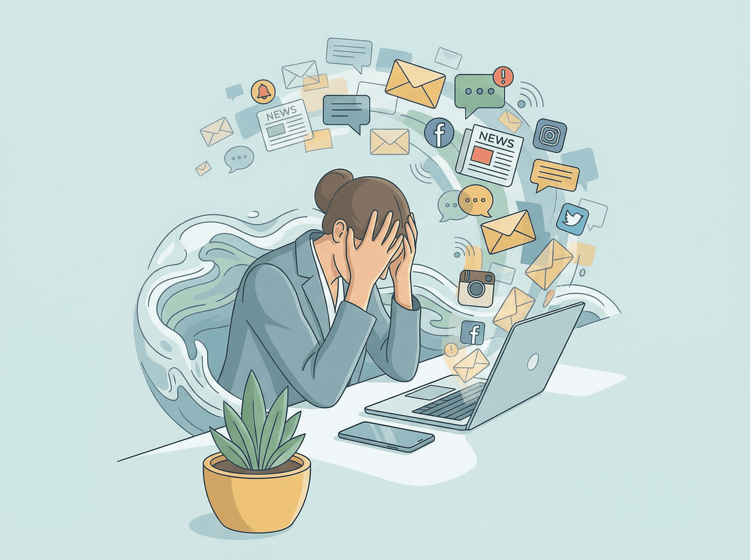 A avalanche de informações digitais no ambiente corporativo