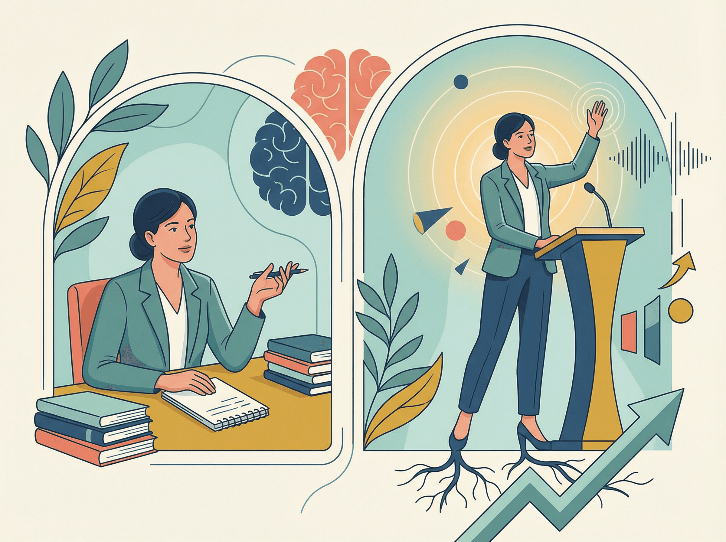 Desenvolvendo presença de liderança e comunicação assertiva