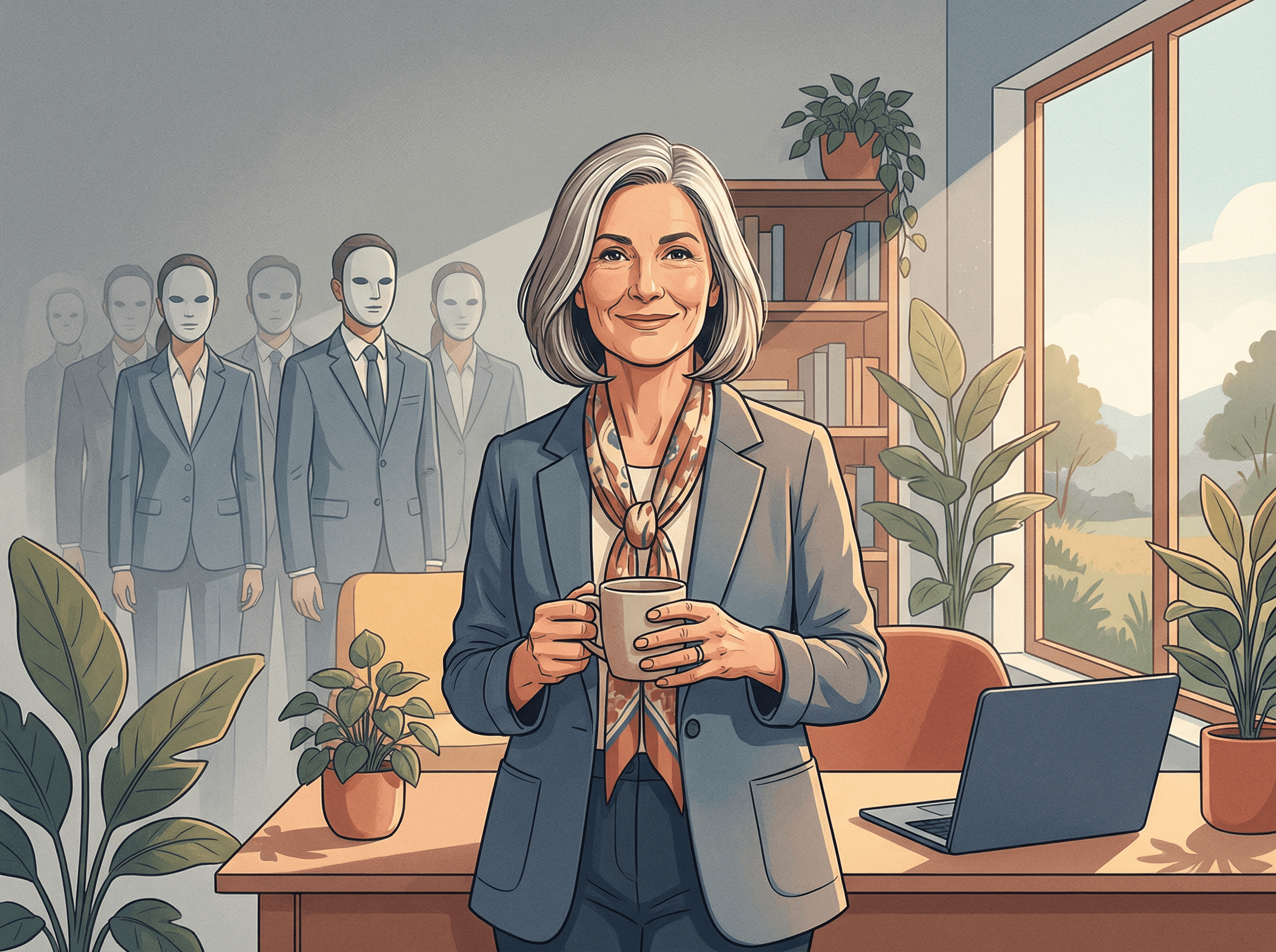 Abraçando autenticidade e confiança profissional