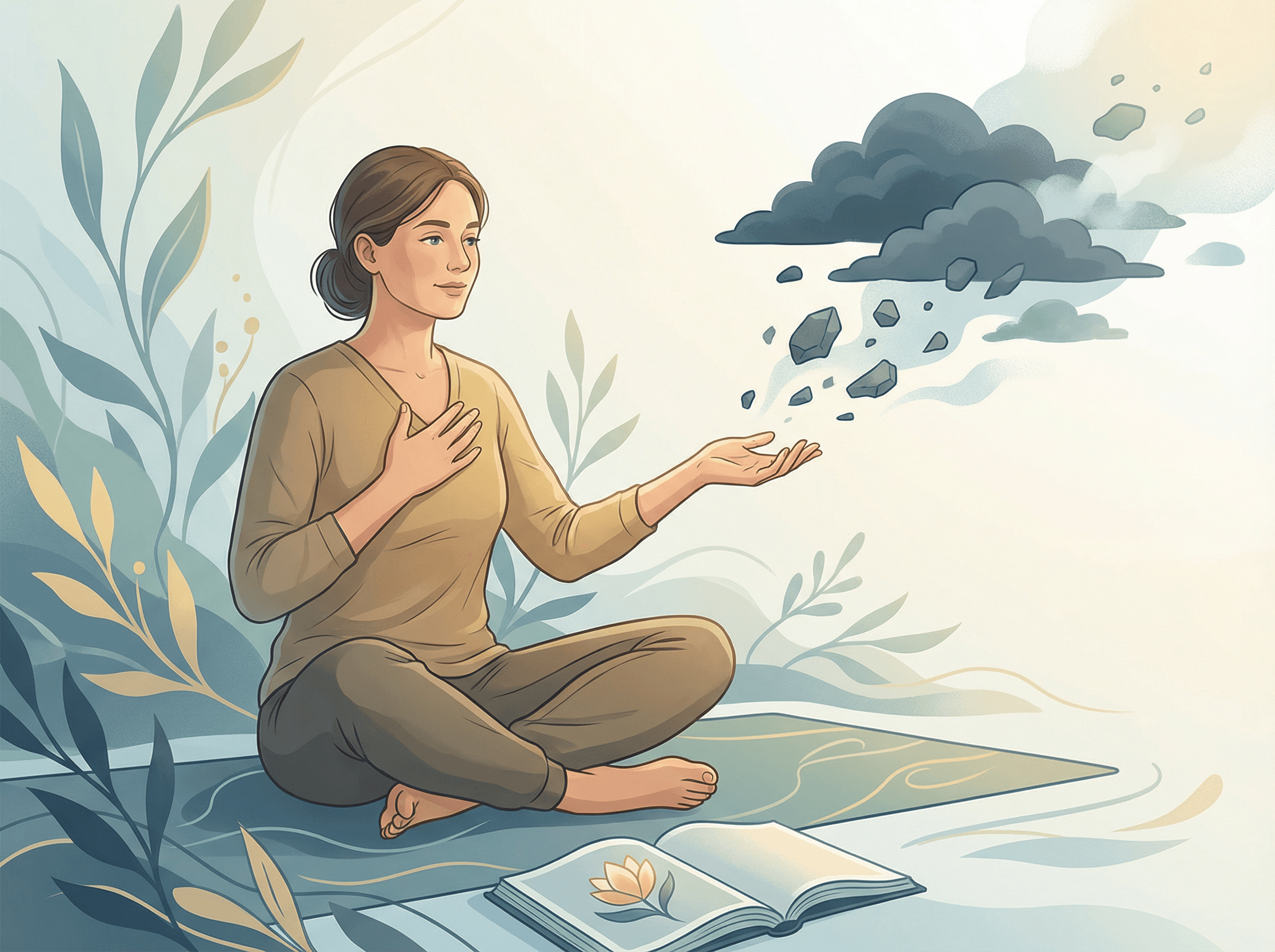 Praticando autocompaixão e liberando culpa excessiva