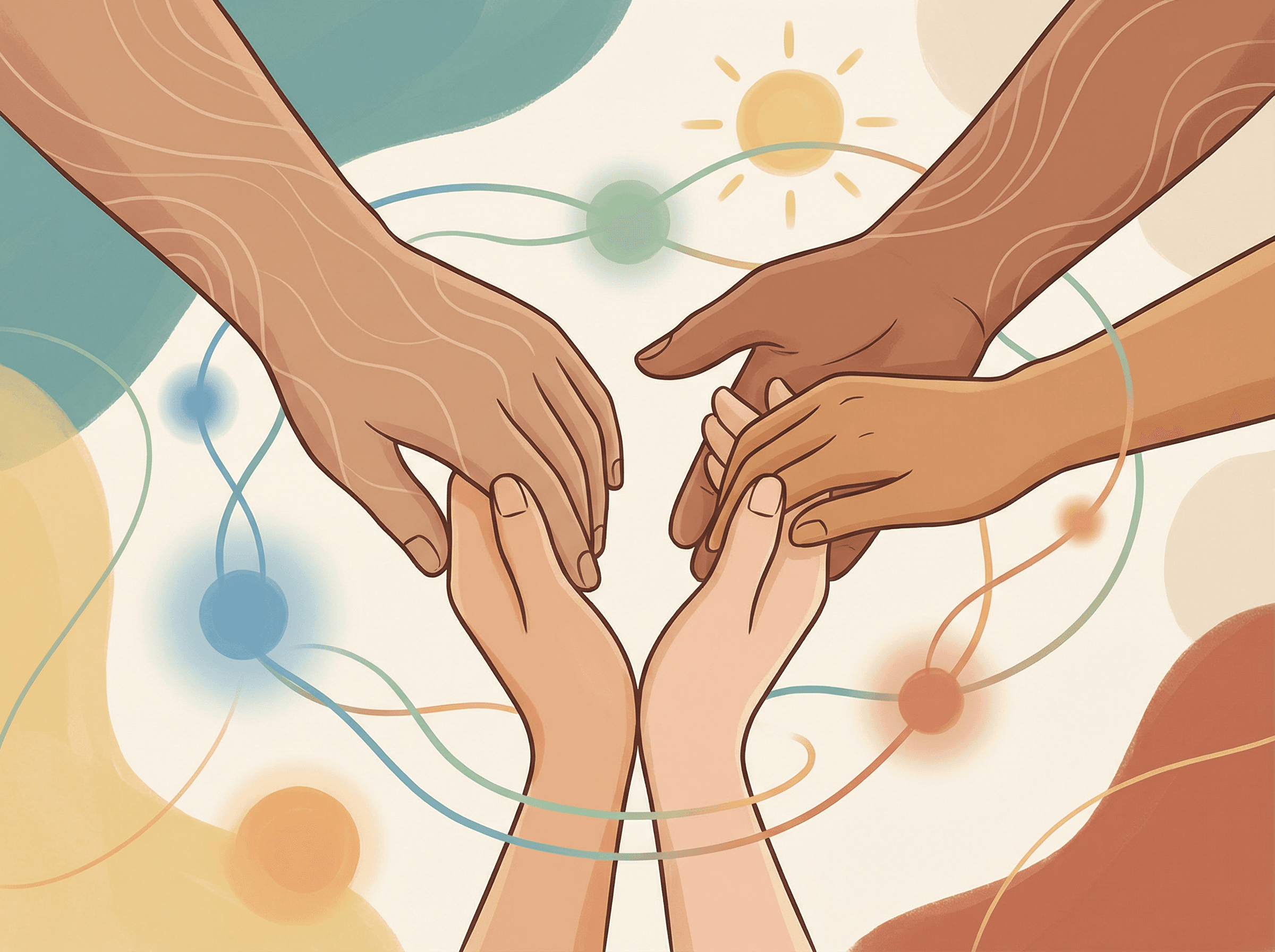 Apoio e conexão em momentos difíceis