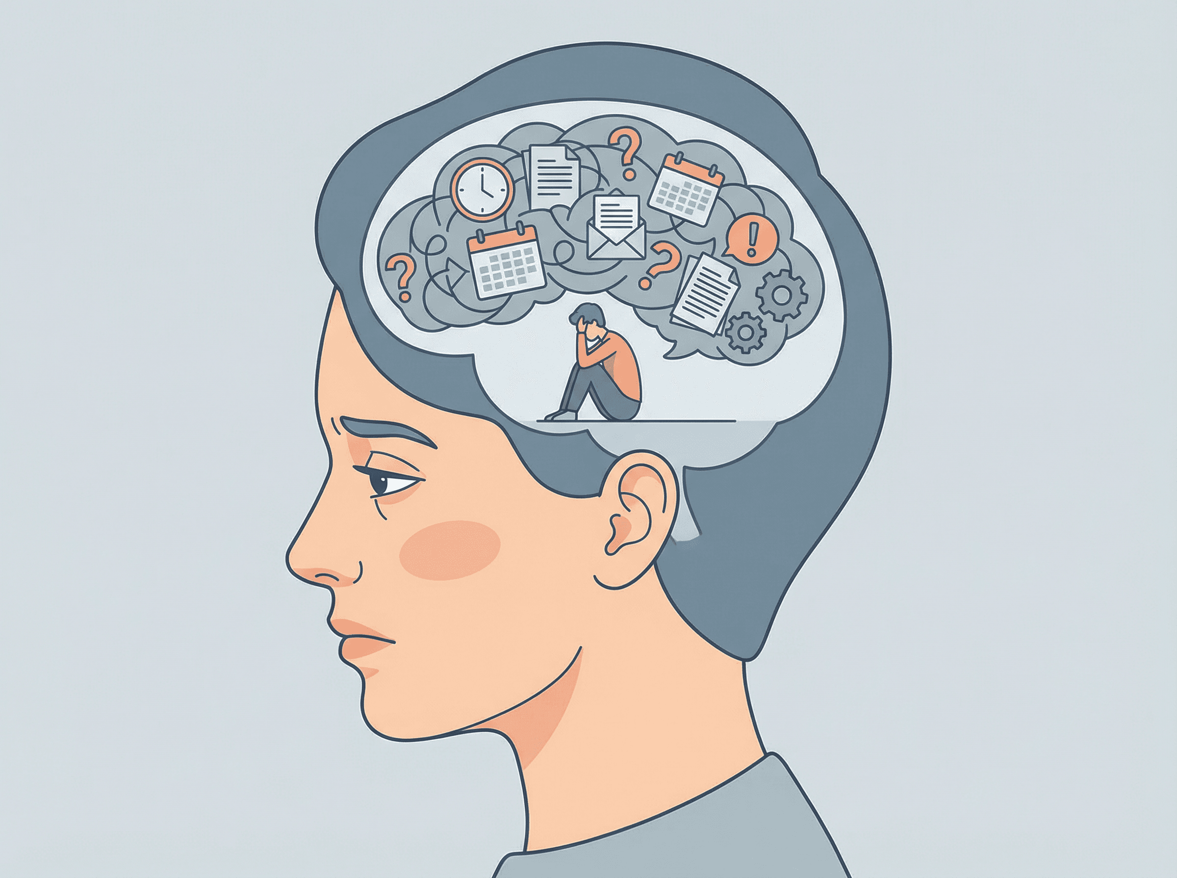 Sobrecarga mental na liderança