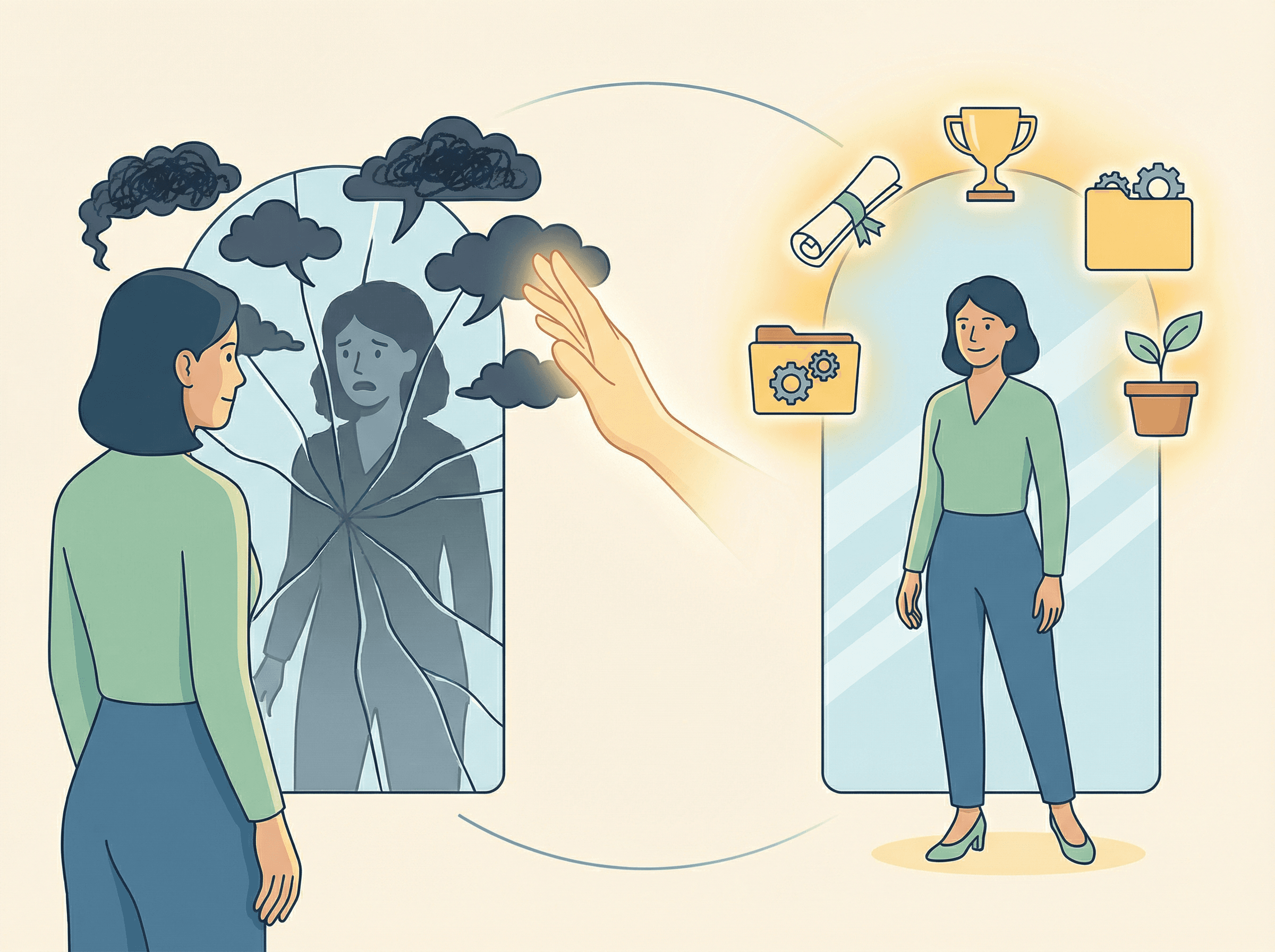 Desafiando autopercepções distorcidas