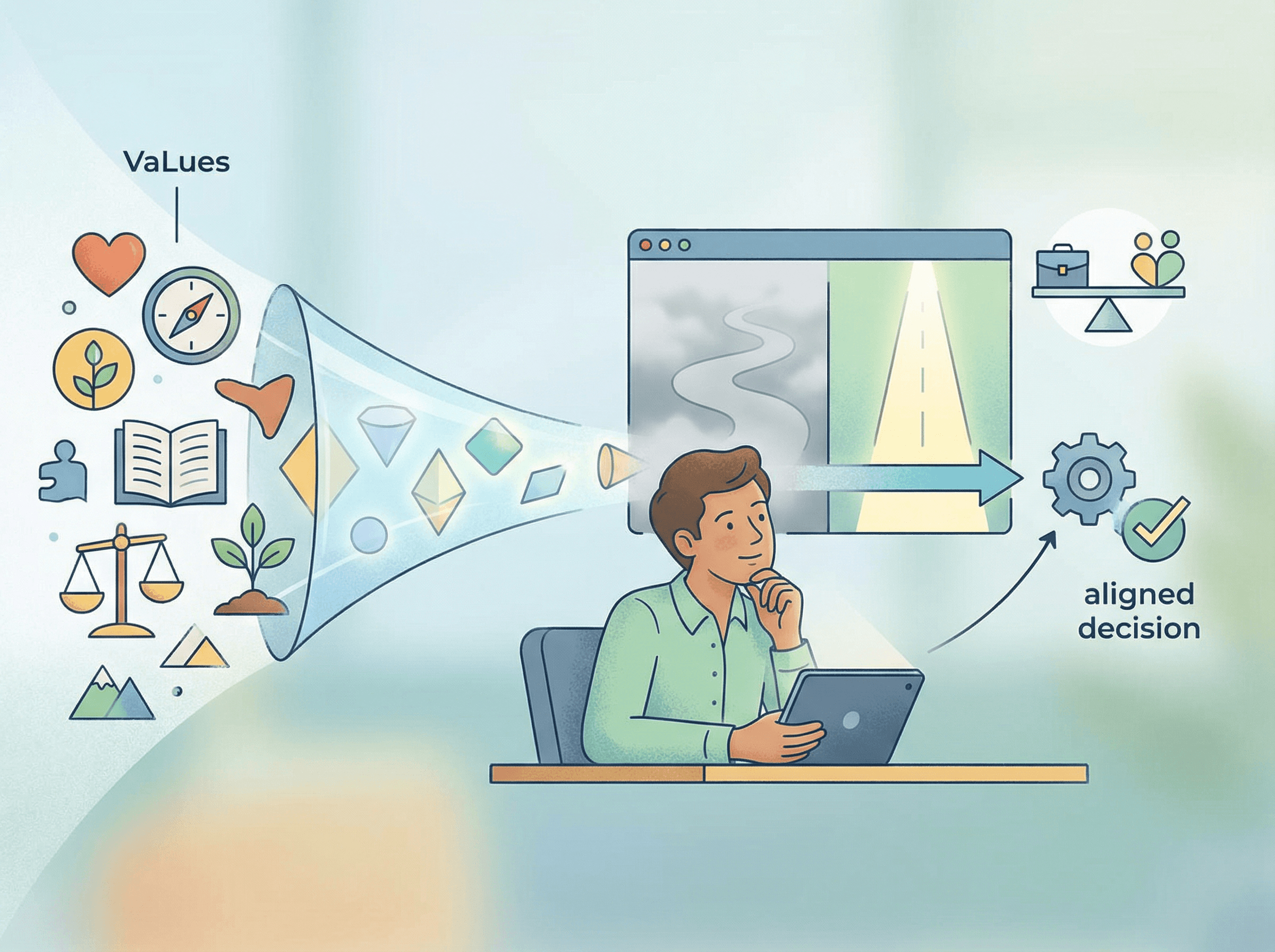 Clarificação de valores e decisão