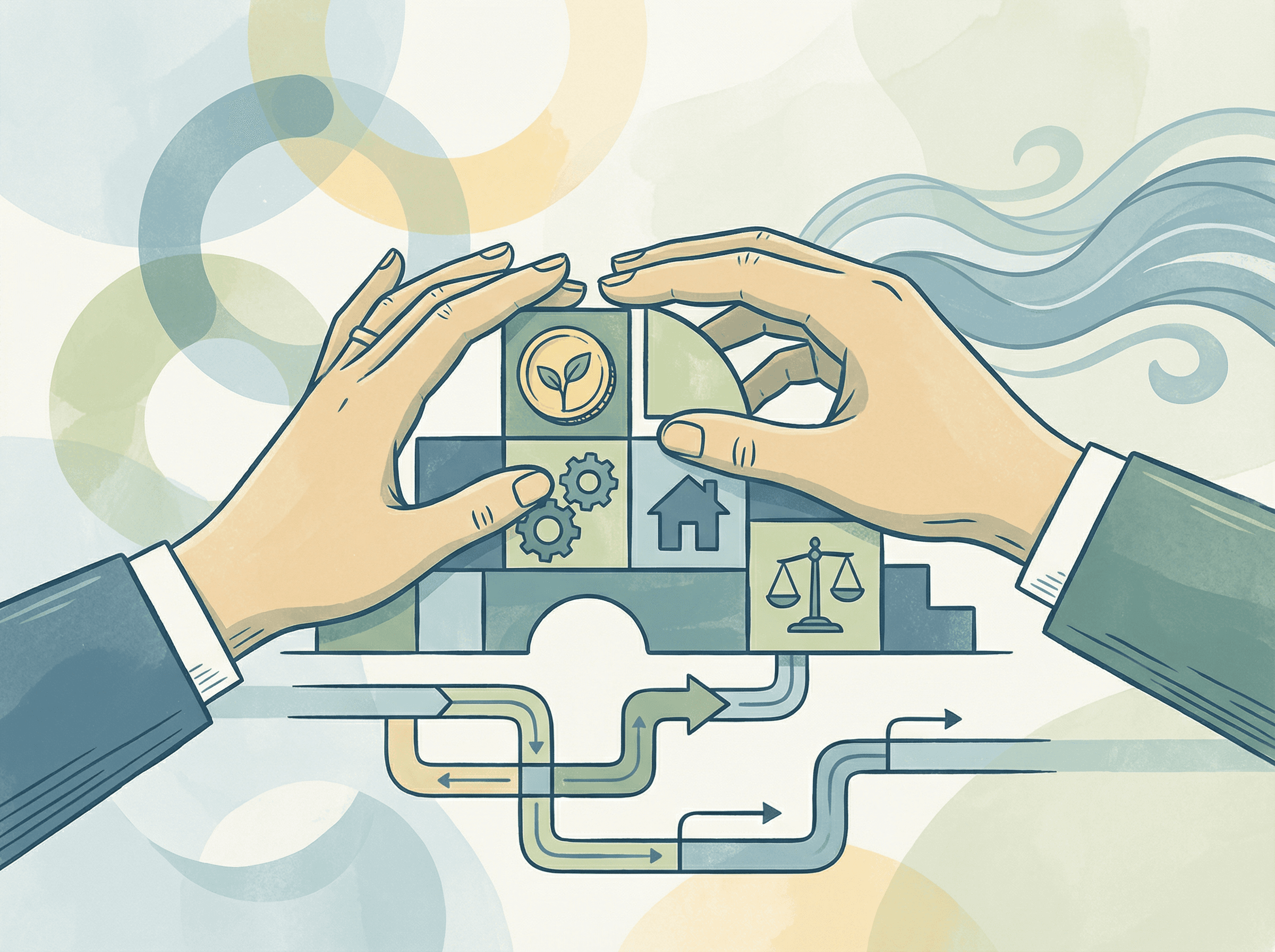 Construindo parceria financeira