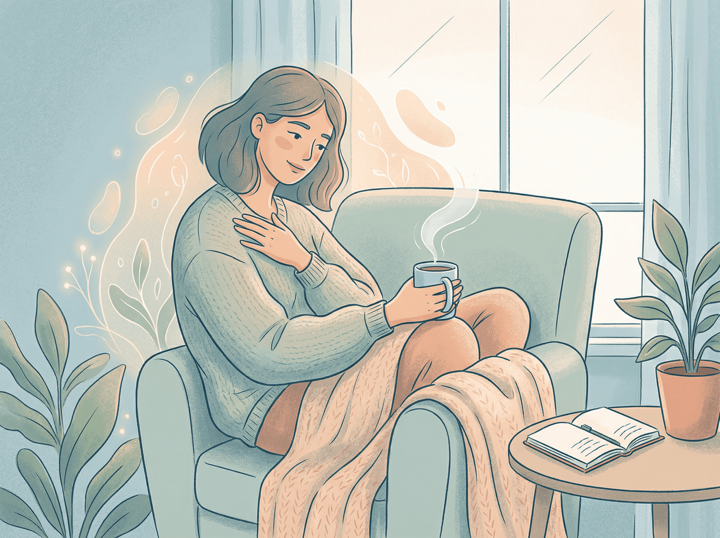 Praticando gentileza consigo mesma