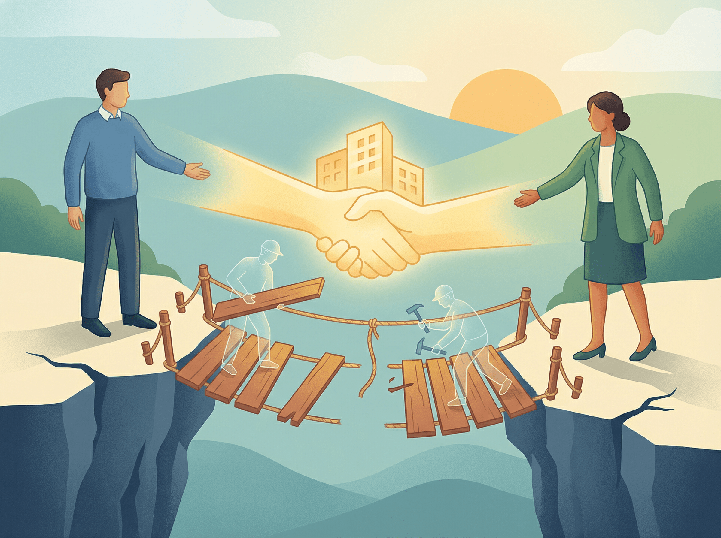 Reconstruindo pontes de comunicação