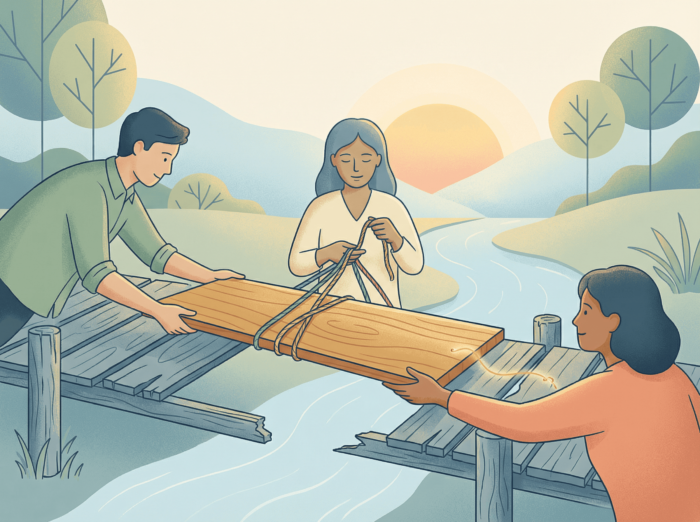 Reconstruindo confiança através de ações