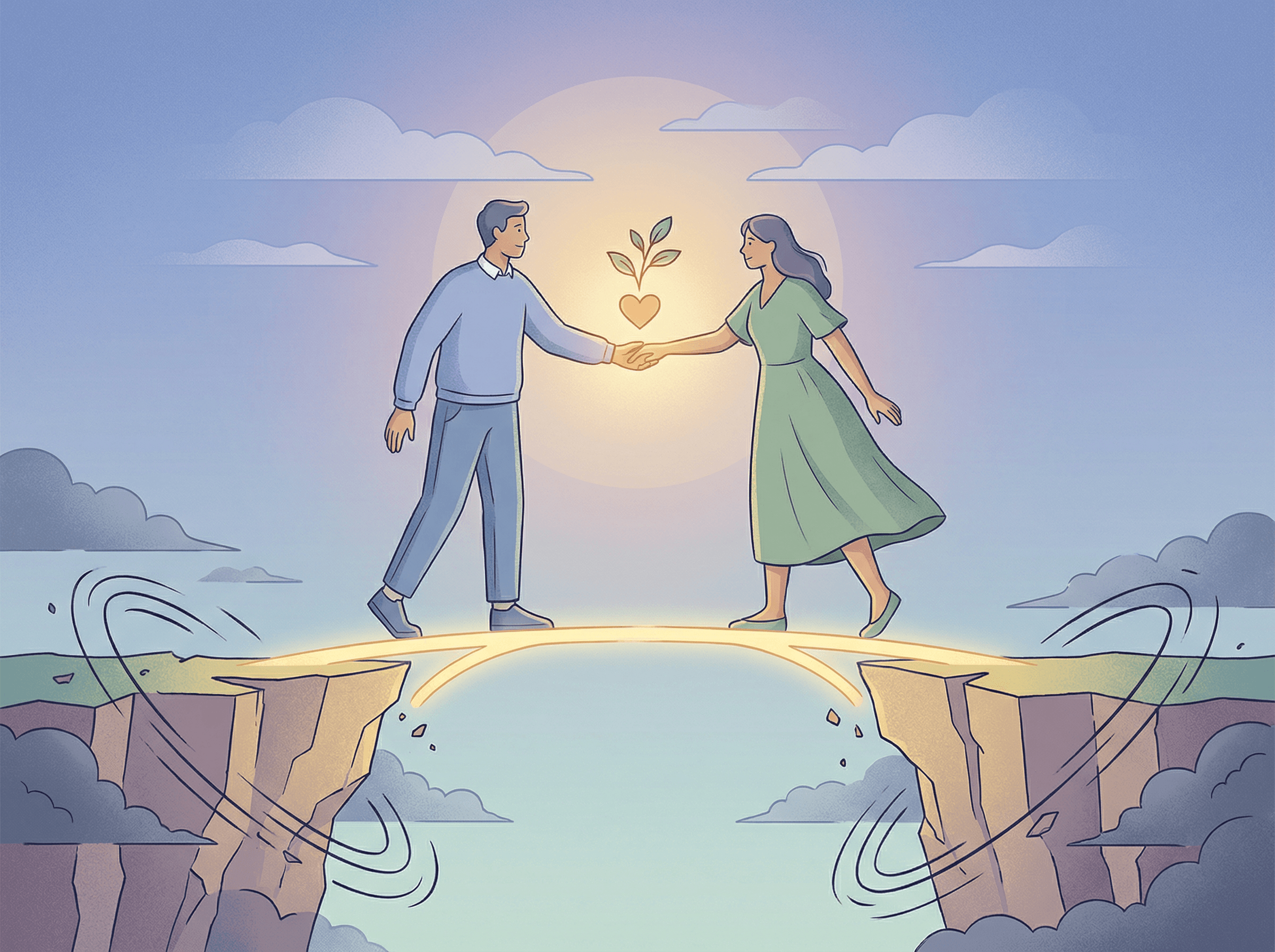 Quebrando o ciclo e encontrando-se no meio