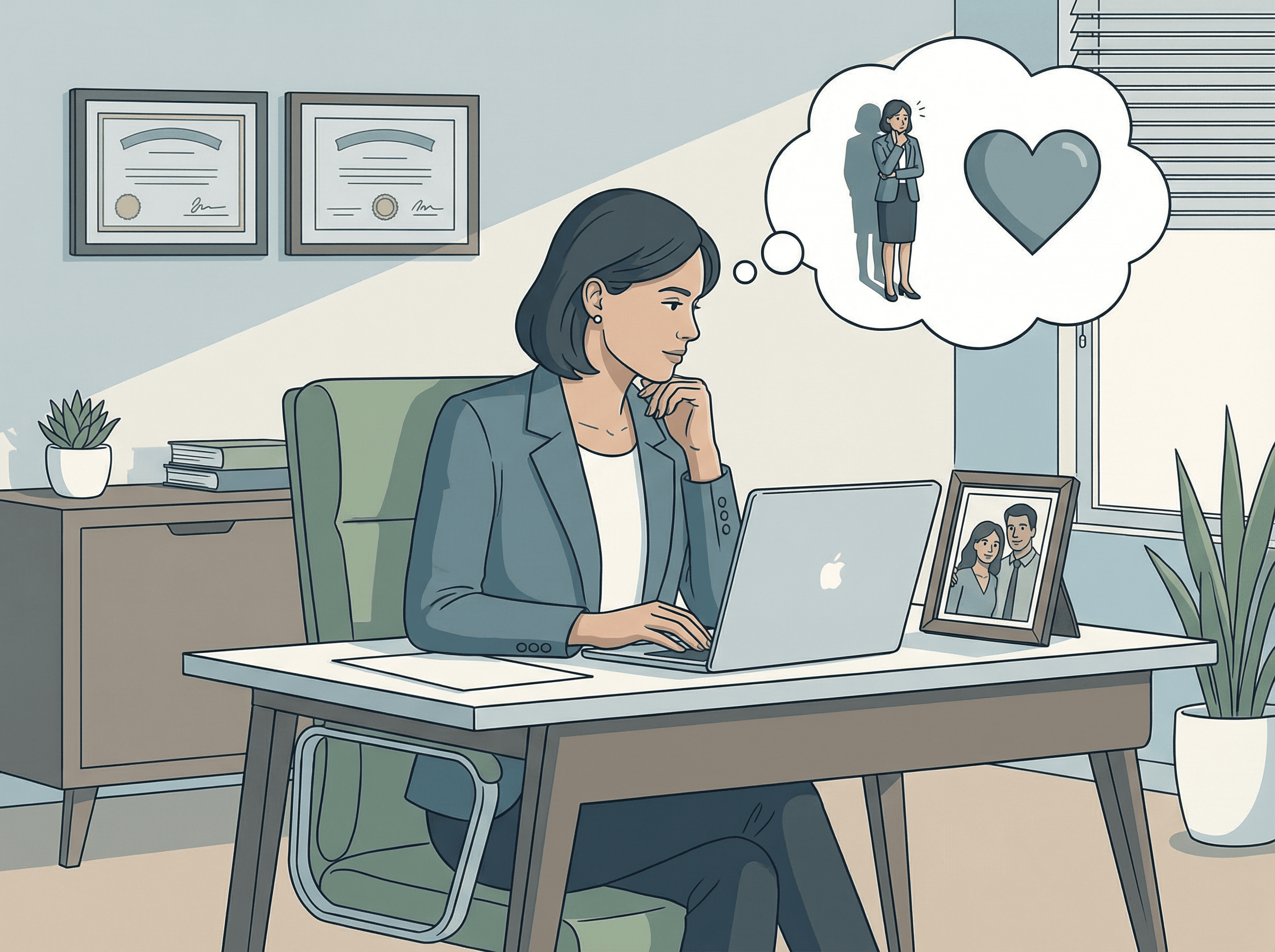 Dissociação entre competência profissional e segurança afetiva