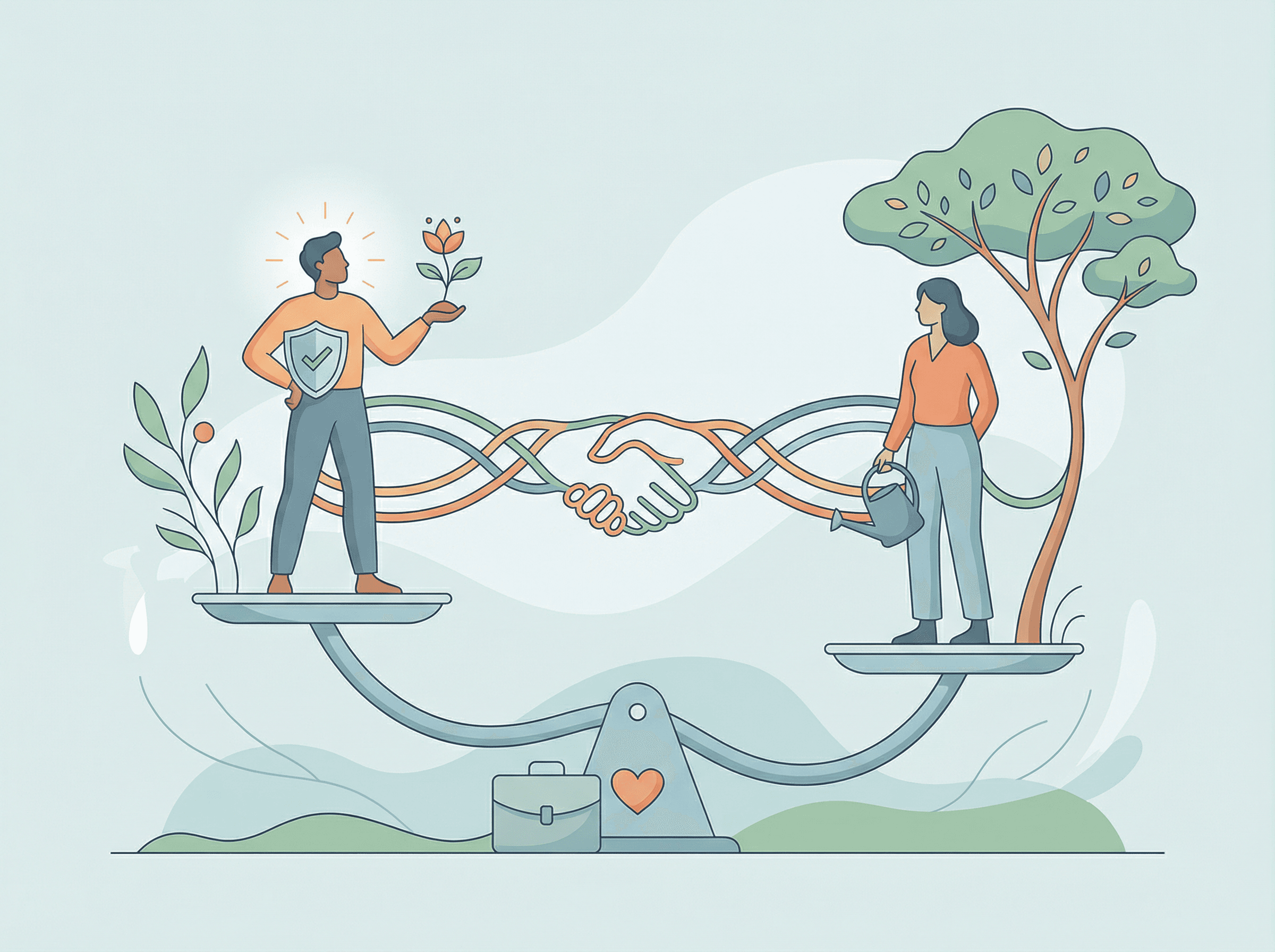 Equilíbrio entre autoestima e relacionamento