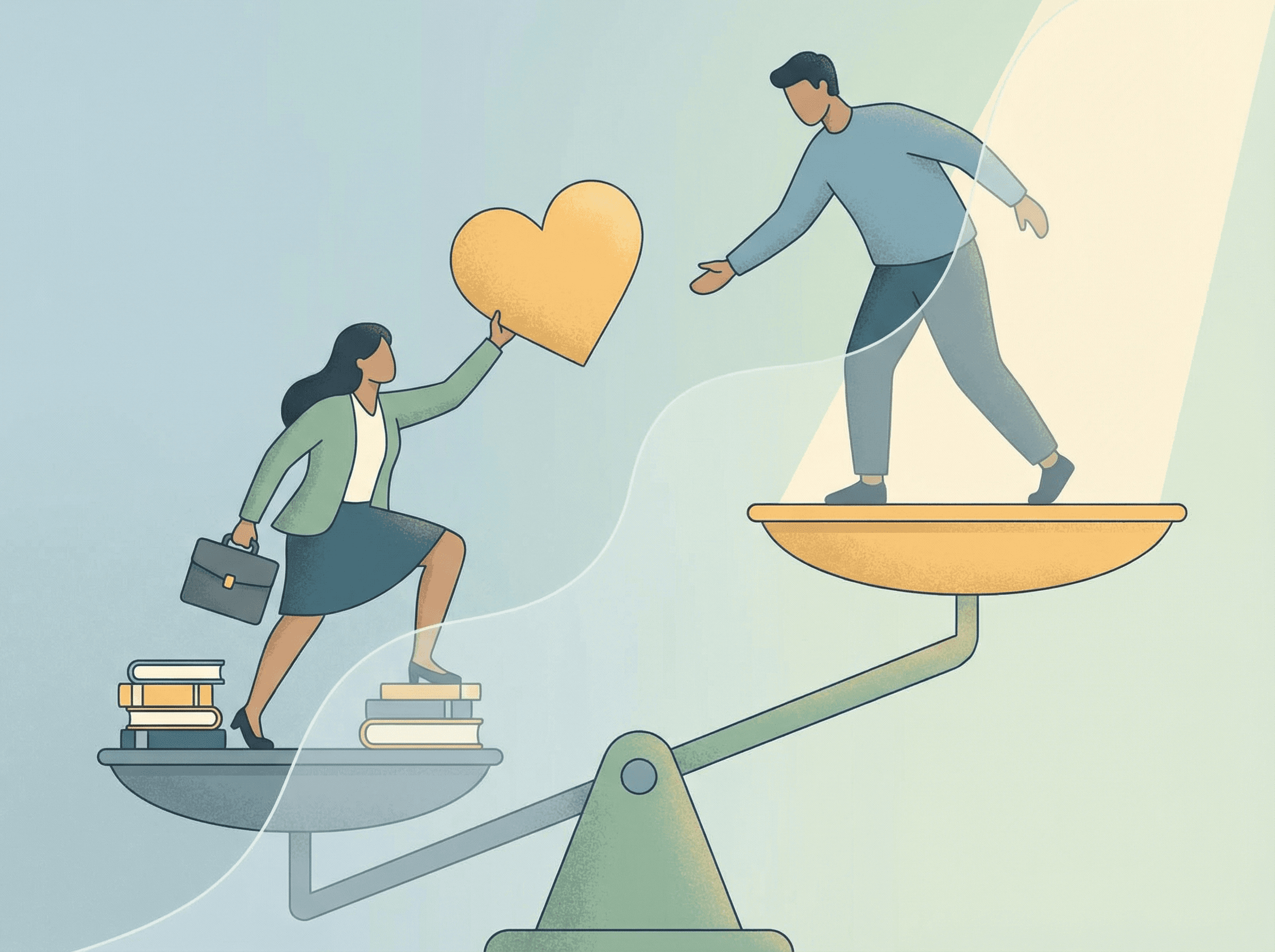 Padrão de sacrifício feminino na carreira