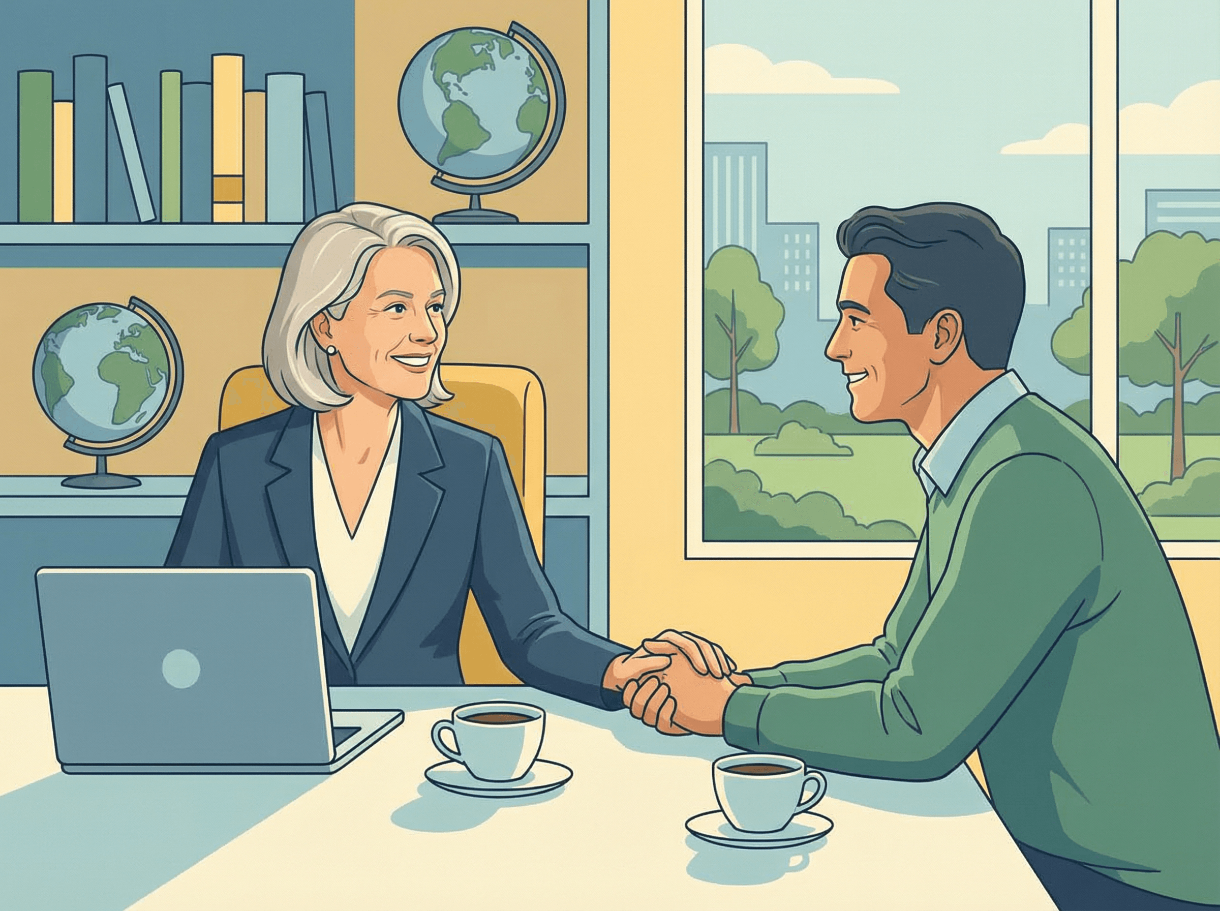 Novo relacionamento com carreira estabelecida