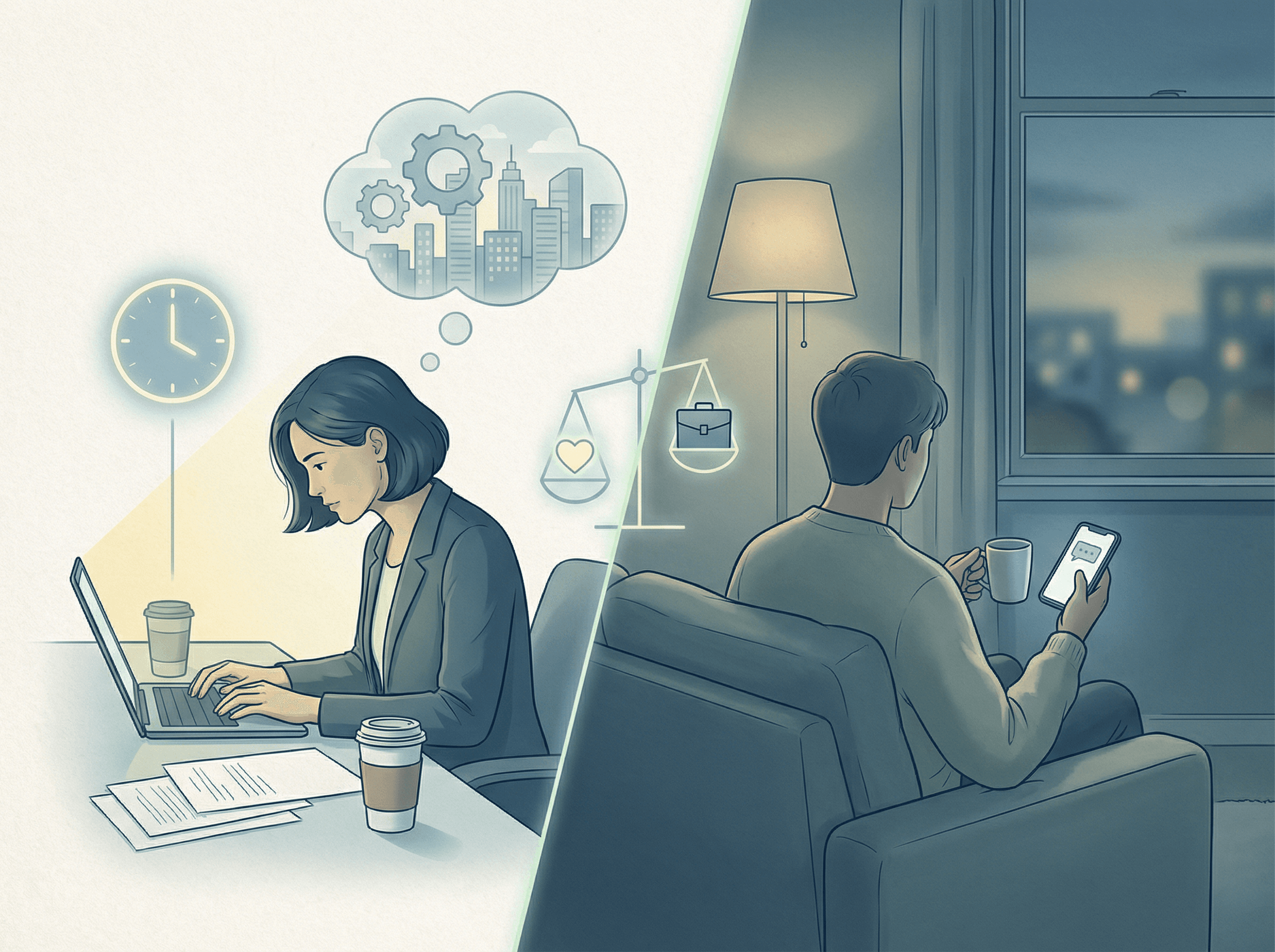 Tensão entre trabalho e relacionamento