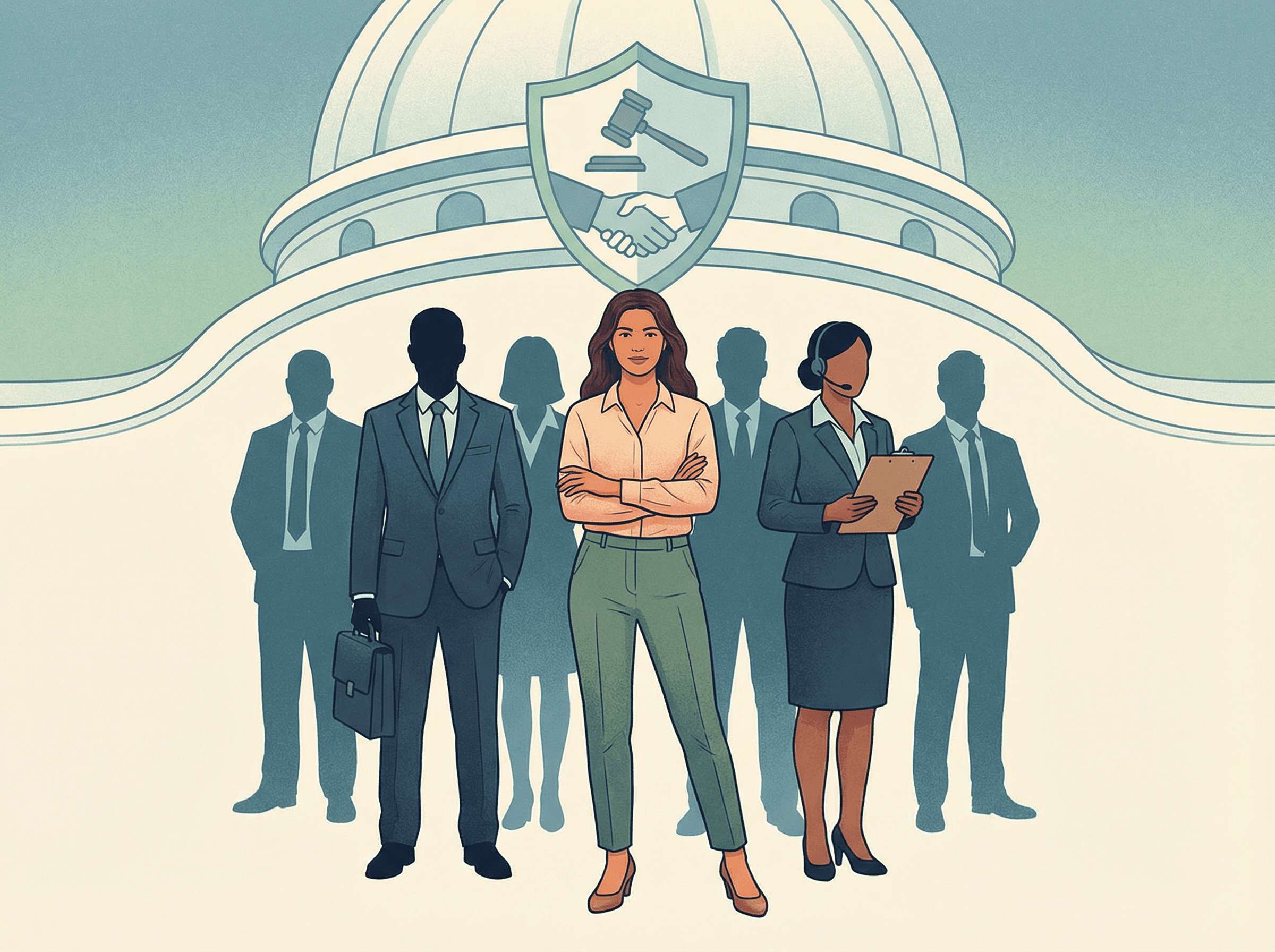 Suporte profissional e proteção legal