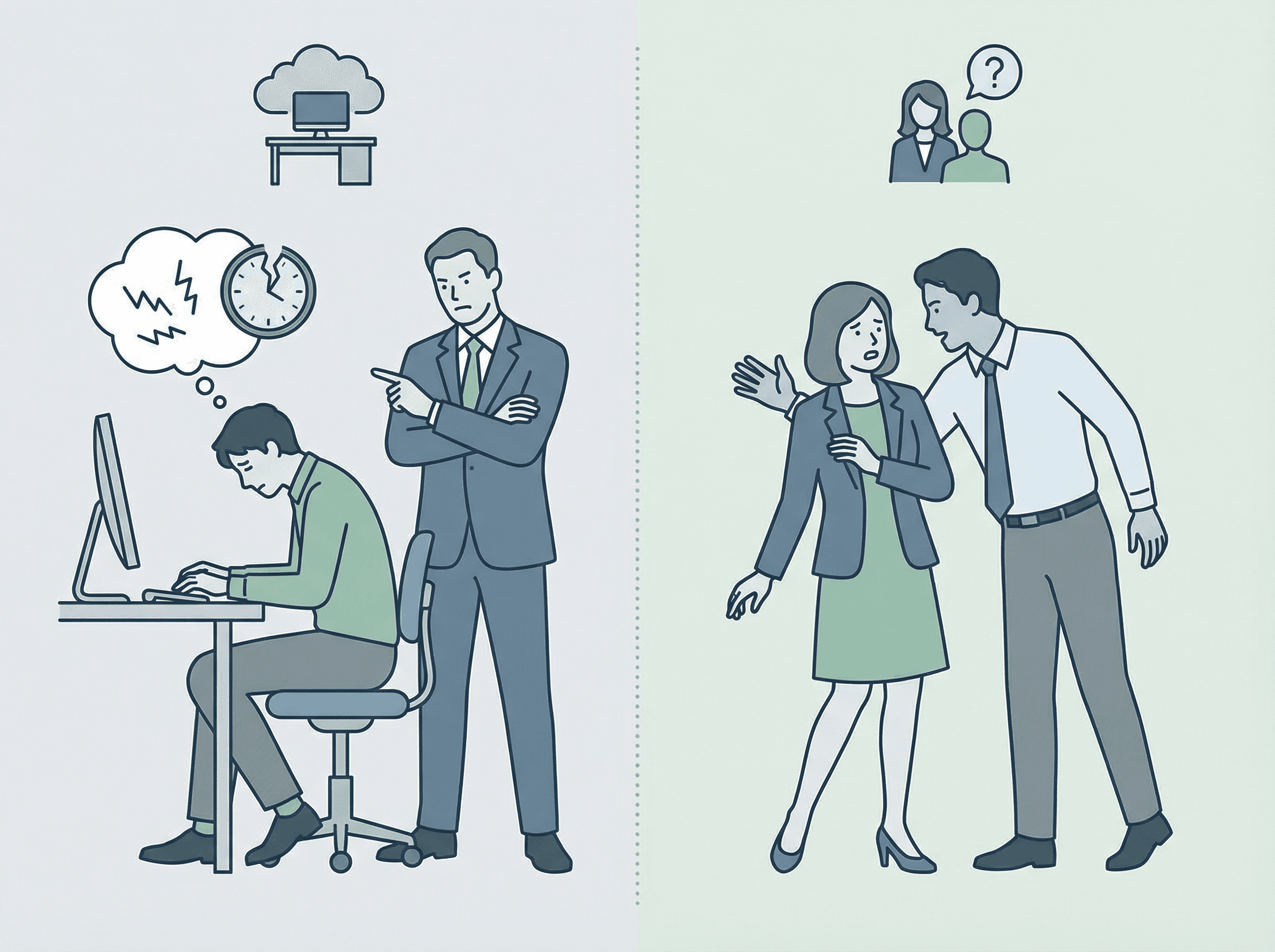 Diferenças entre assédio moral e sexual