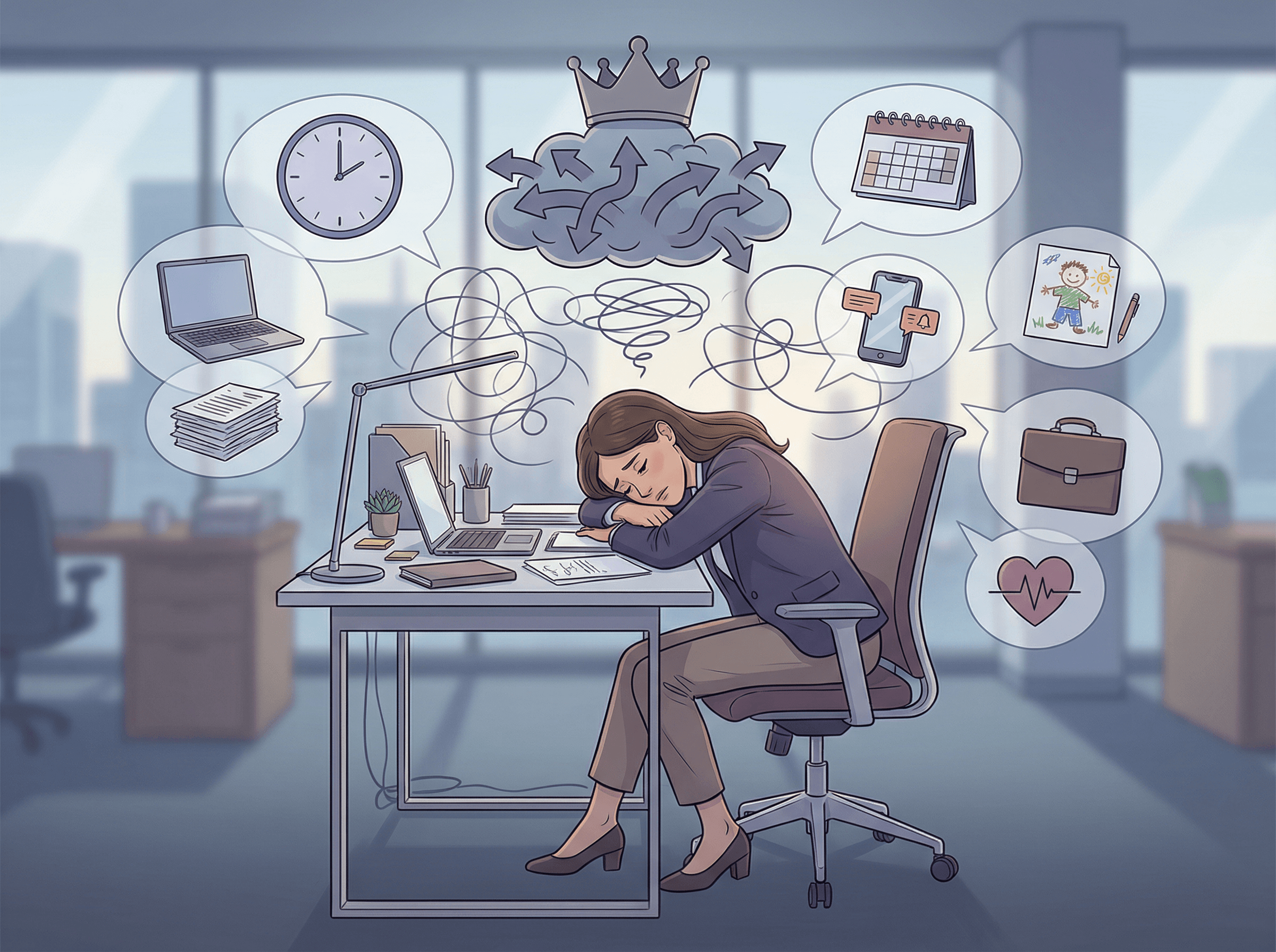 Burnout na liderança feminina